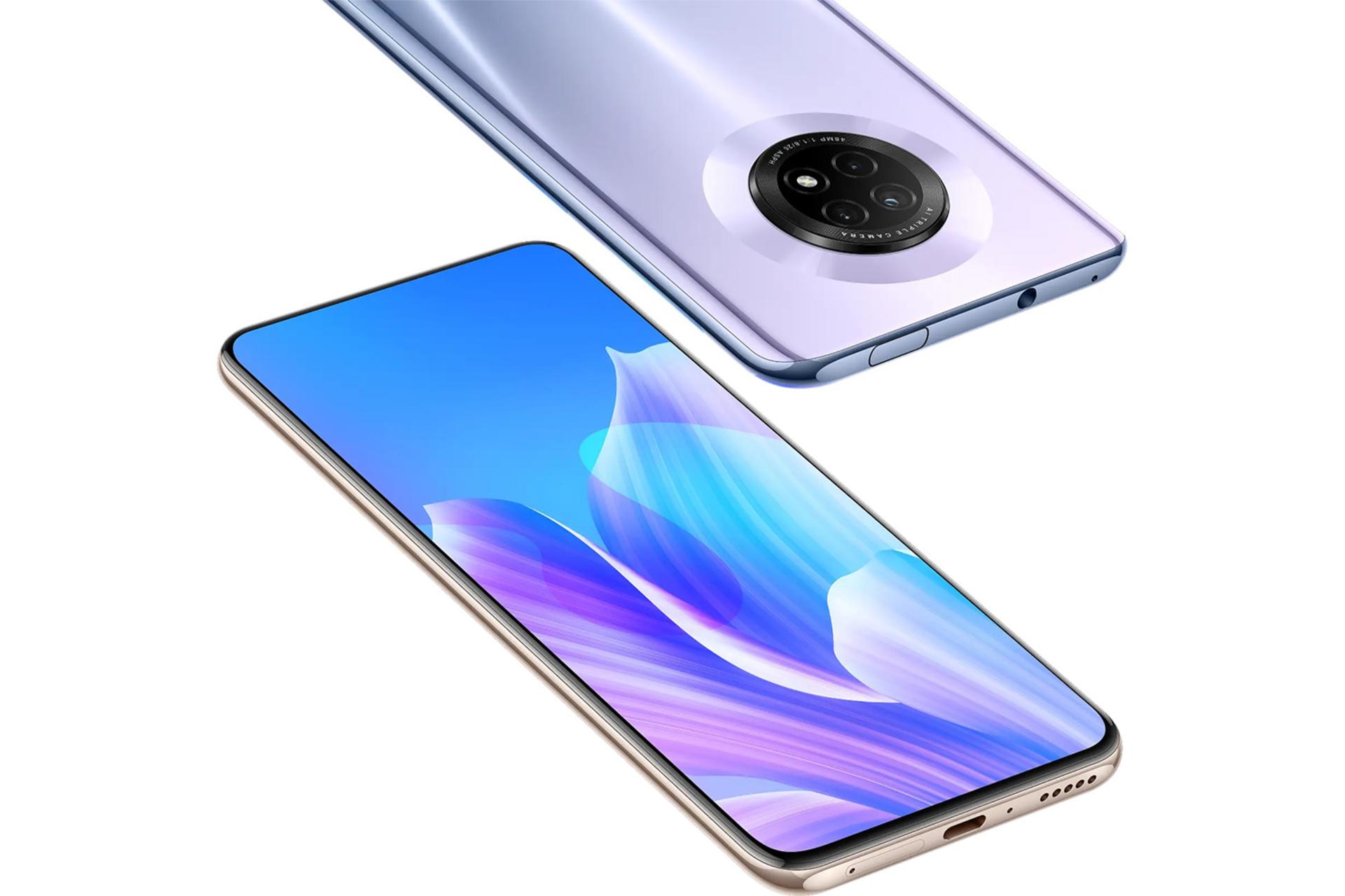 گوشی Huawei Enjoy 20 Plus 5G نمای جلو و پشت - دوربین ها / اینجوی 20 پلاس هواوی