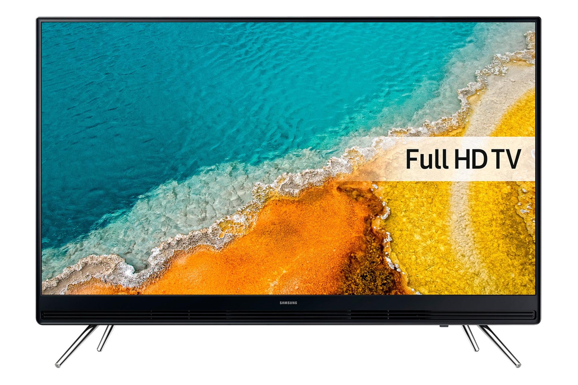 نمای جلو تلویزیون سامسونگ 40K4100 با صفحه روشن