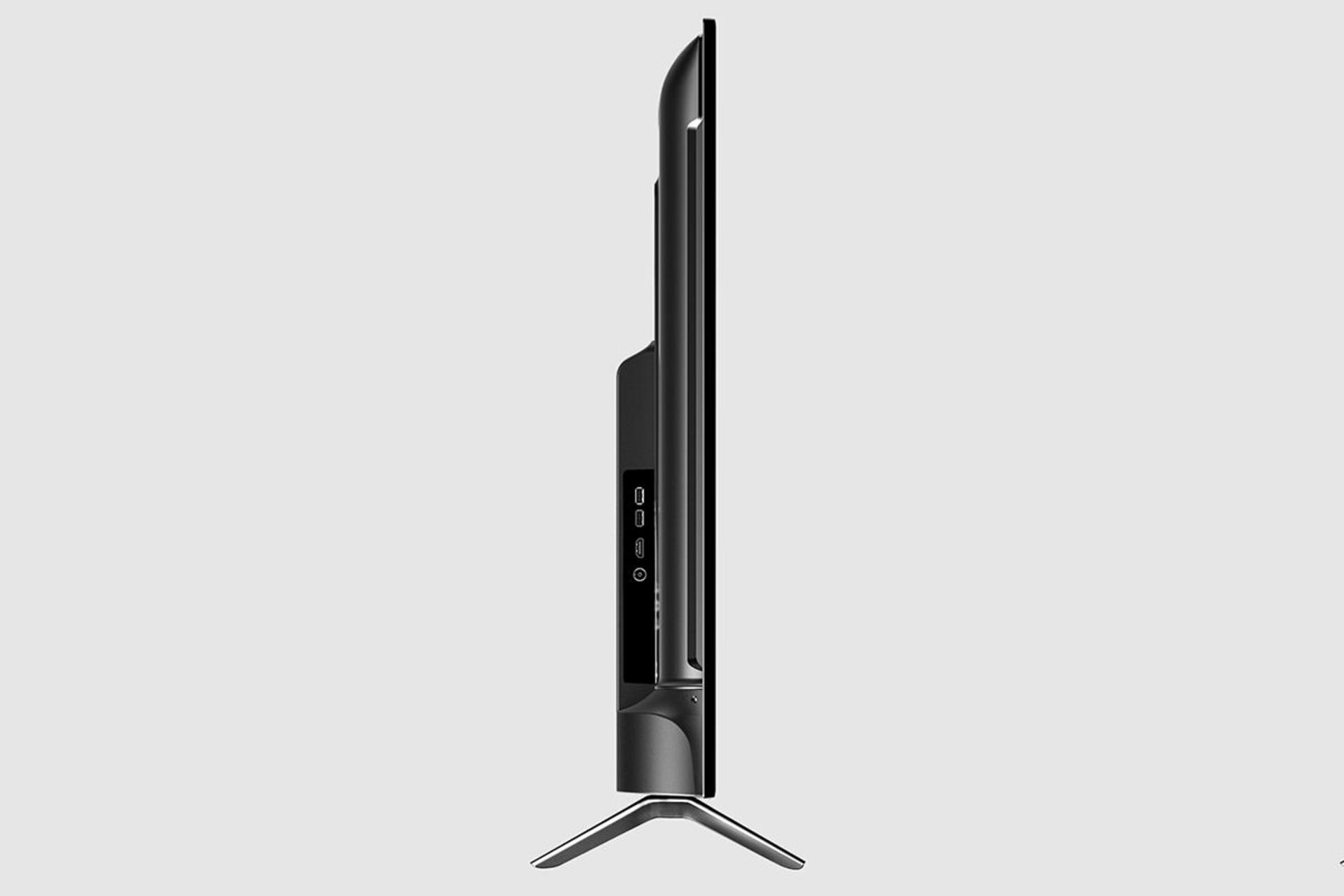 نمای جانبی و درگاه های تلویزیون دوو H1800U مدل 49 اینچ