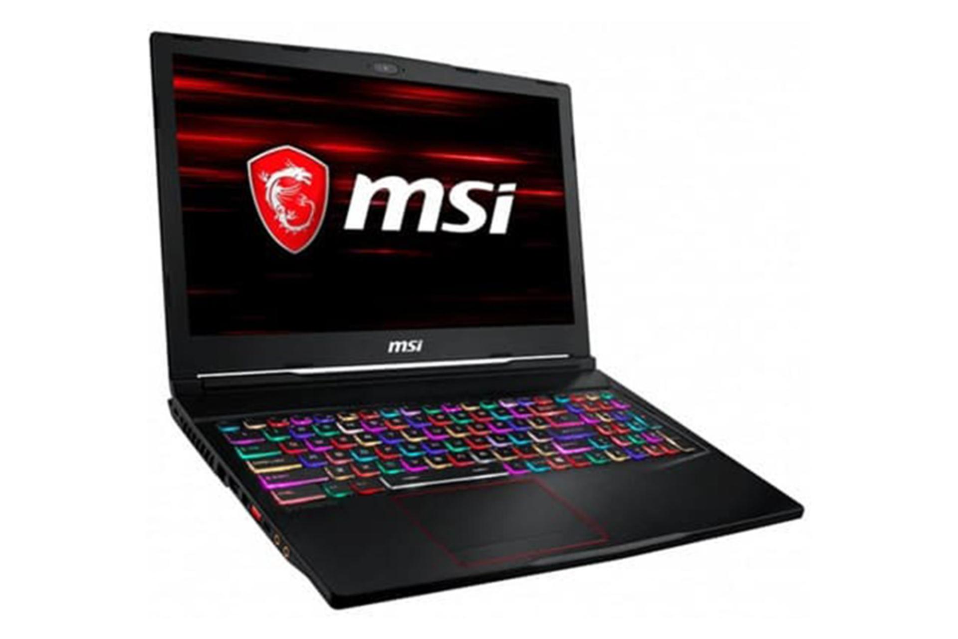 نمای کنار لپ تاپ ام اس آی GE63 ریدر RGB 10SF
