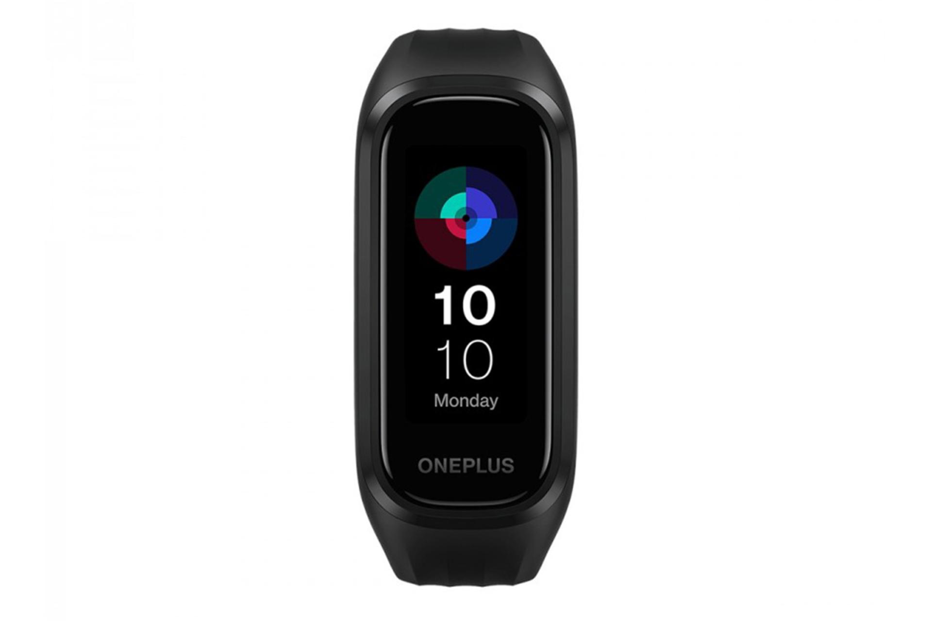 نمای جلو دستبند سلامتی وان پلاس بند / oneplus band