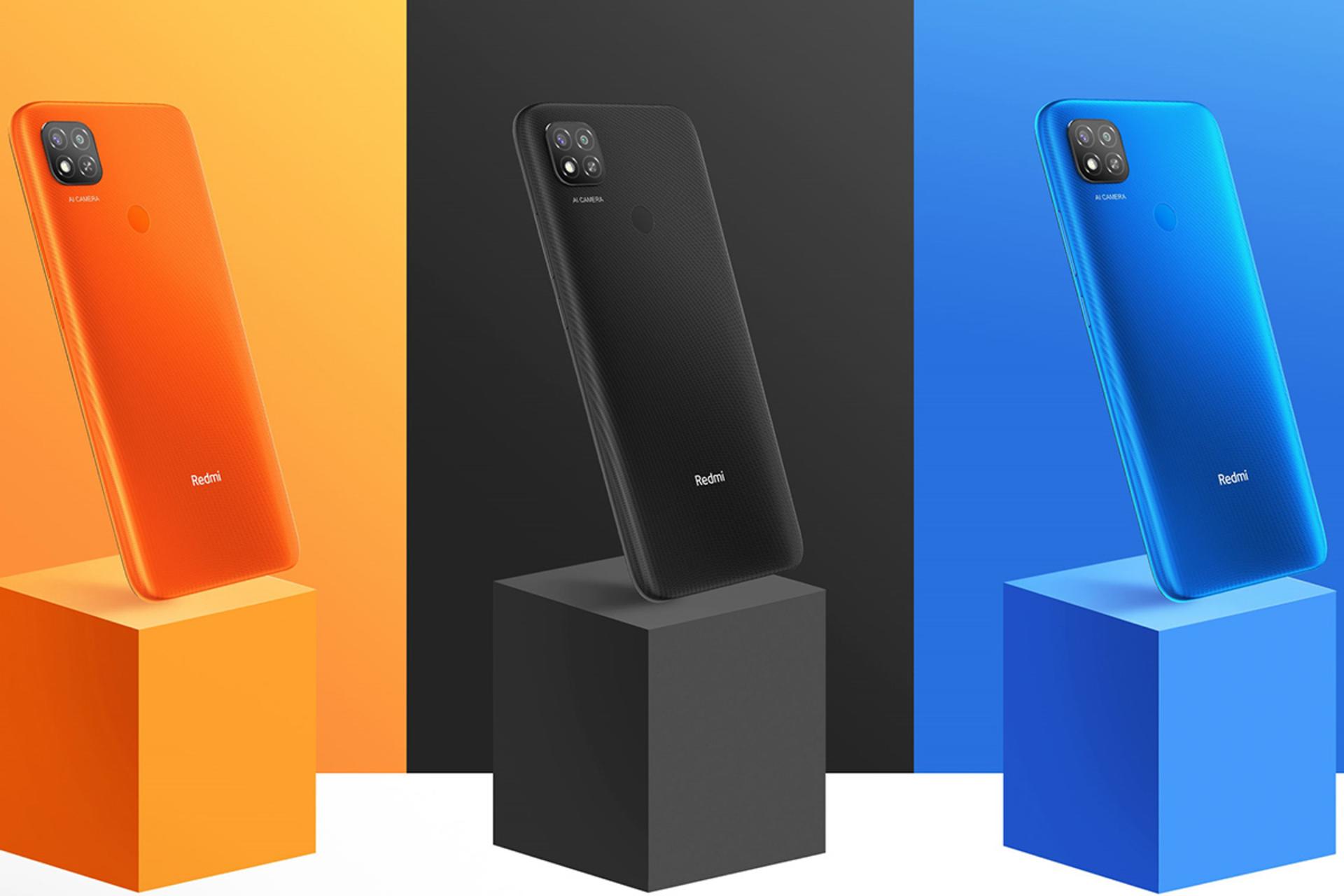 گوشی شیائومی ردمی 9 نسخه هند در سه رنگ از نمای پشت