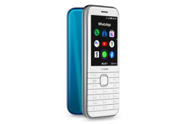 Nokia 8000 4G Dual SIM Black White 4G LTE GSM Unlocked KaiOS Phone -New  Sealed