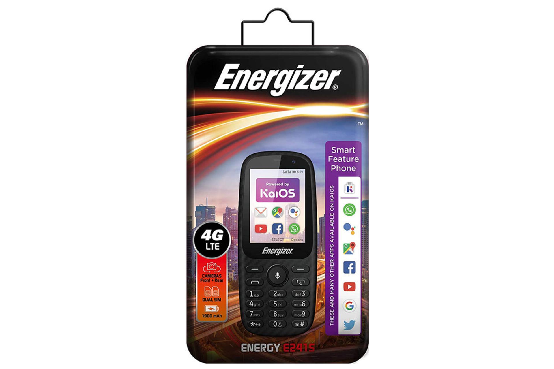 بسته بندی گوشی انرژی E241s انرجایزر / Energizer Energy E241s