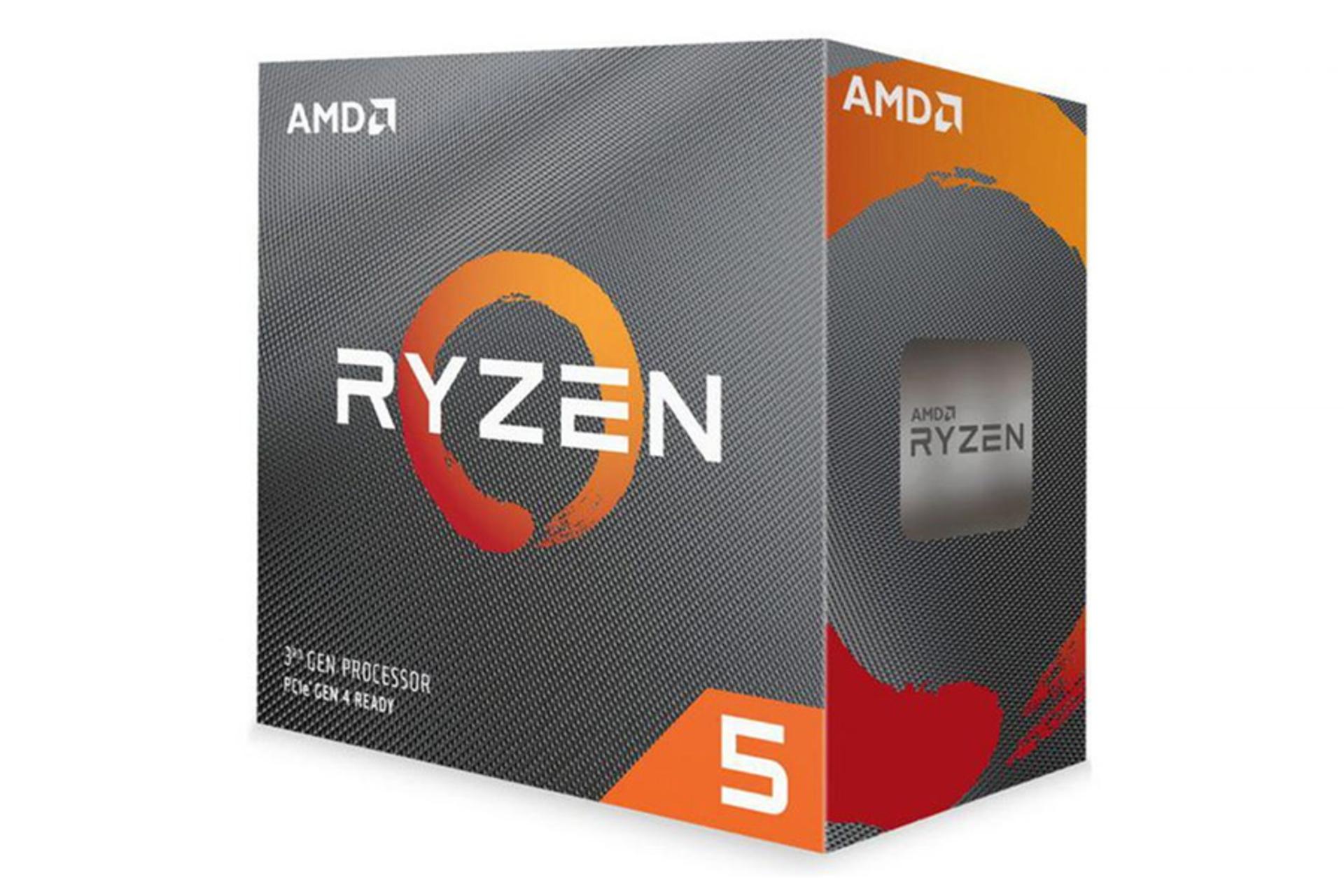 مرجع متخصصين ايران نماي جلو جعبه AMD رايزن 5 3500X