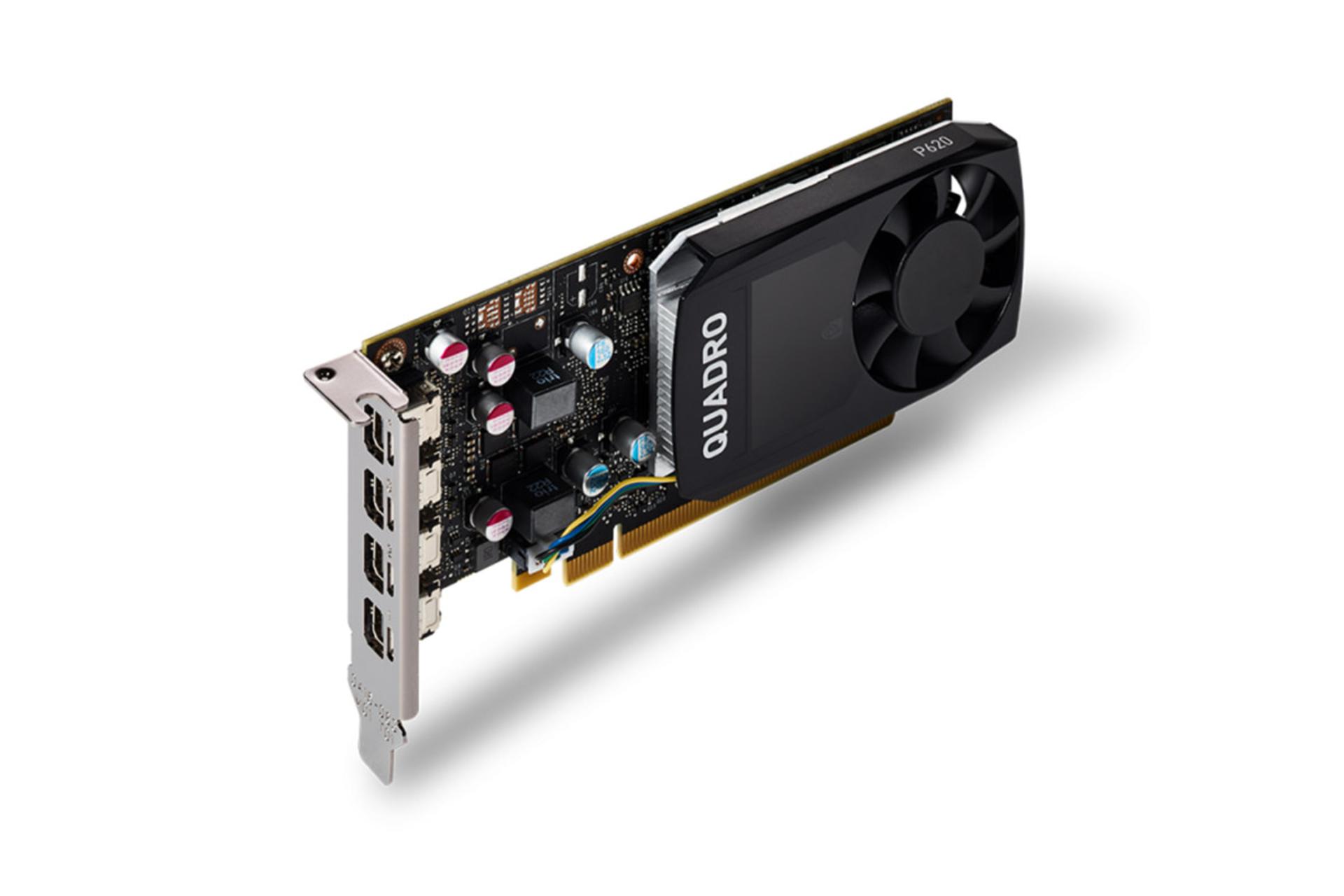 فن و نمای پورت ها کارت گرافیک Nvidia Quadro P620