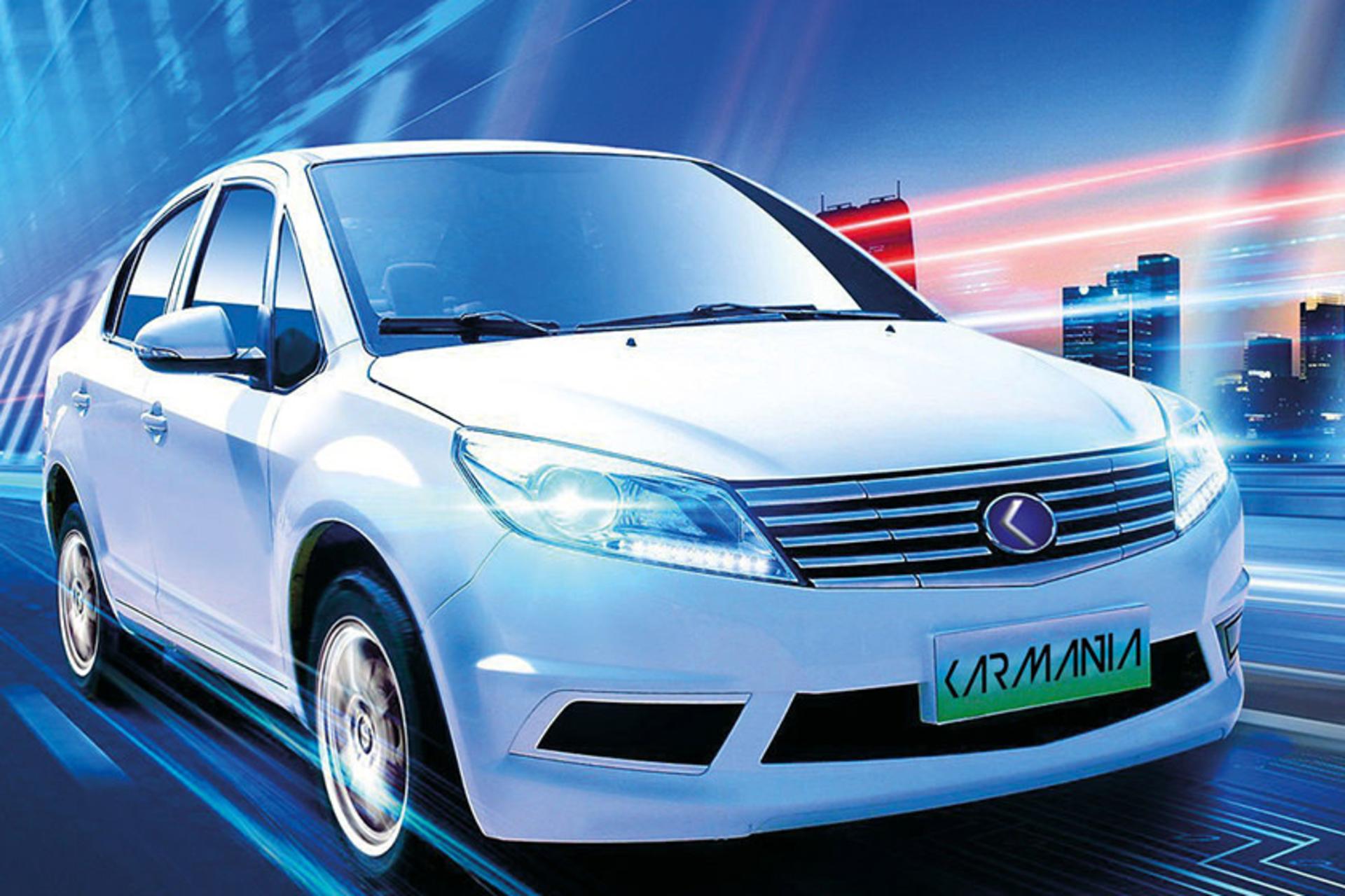 خودرو برقی کارمانیا سفید رنگ Karmania eK1