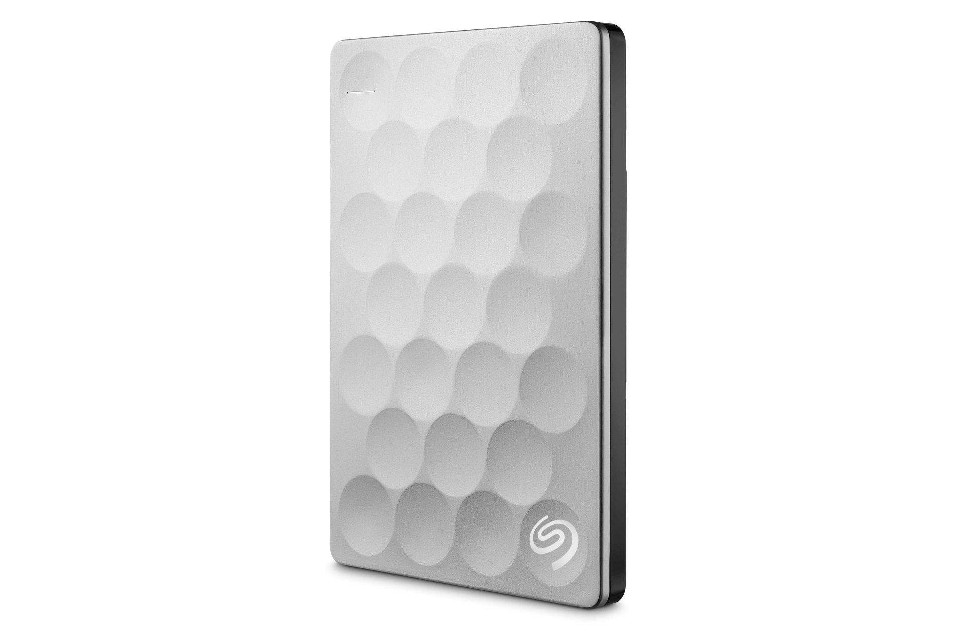 نمای جلو هارد دیسک سیگیت Backup Plus Ultra Slim رنگ نقره ای