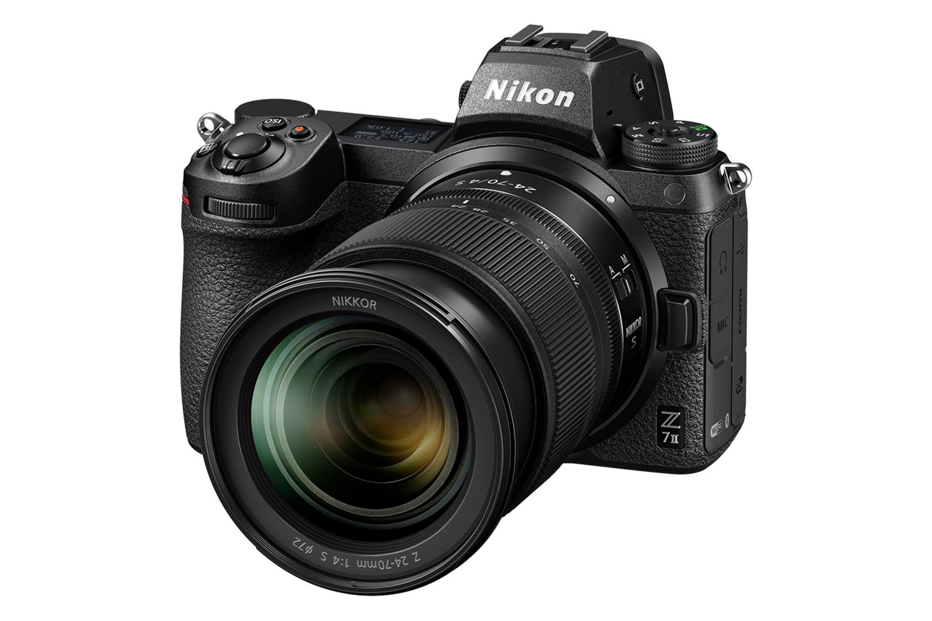 دوربین Nikon Z7 II نمای بغل / نیکون Z7 مارک 2