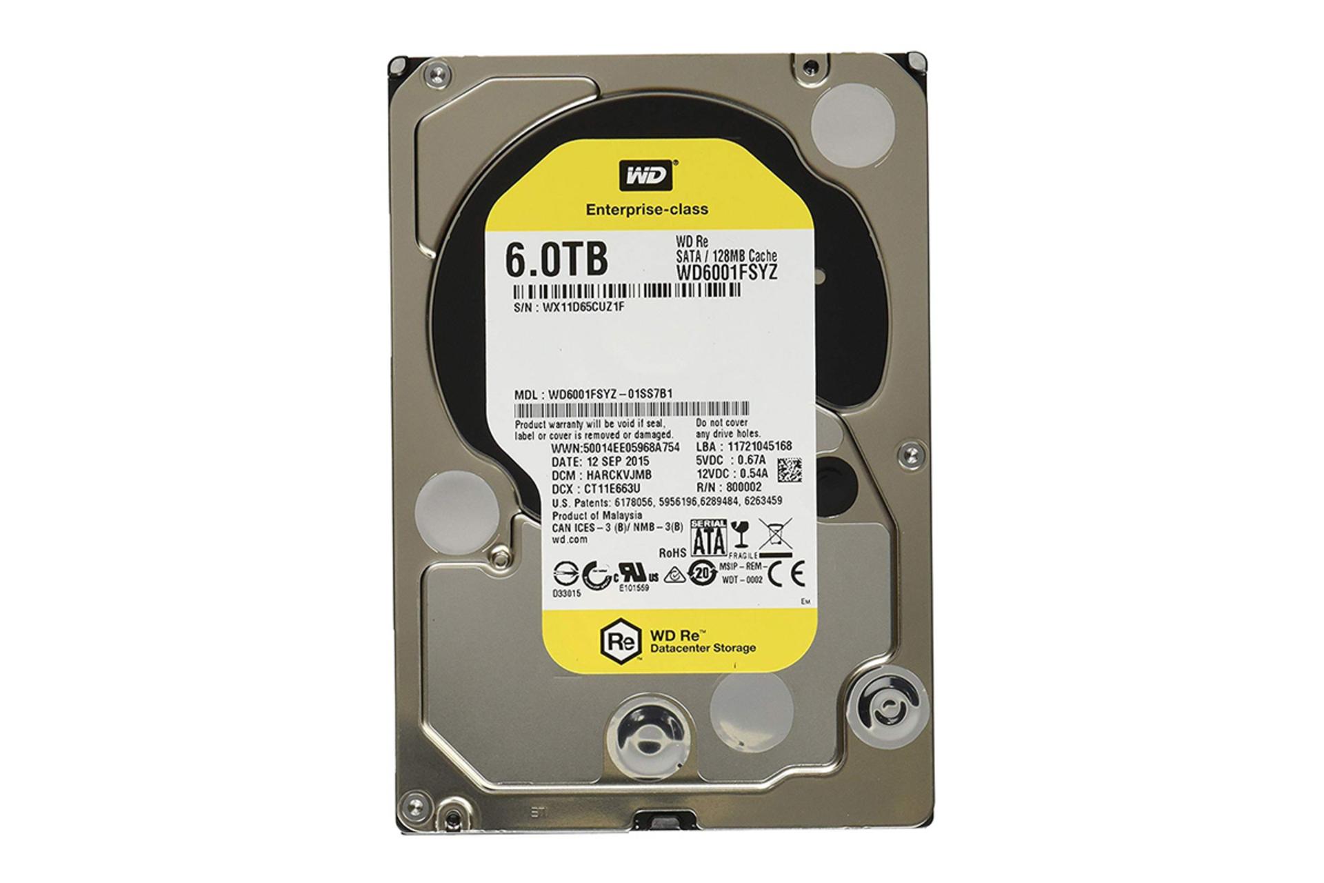 Western Digital RE WD6001FSYZ 6TB