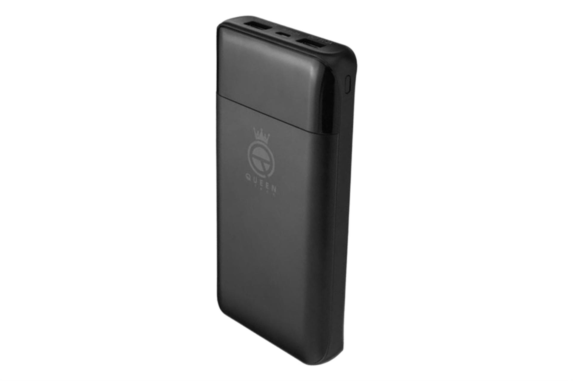 پاور بانک کویین تک Queen Tech QT-20 20000mAh با ظرفیت 20000 میلی‌آمپر ساعت مشکی