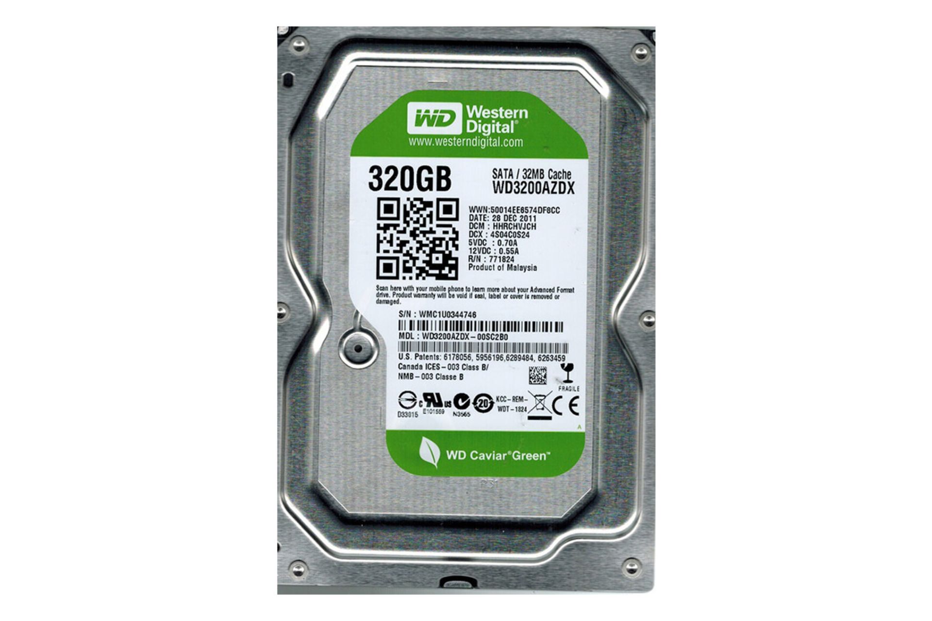 Western Digital WD3200AZDX / وسترن دیجیتال WD3200AZDX