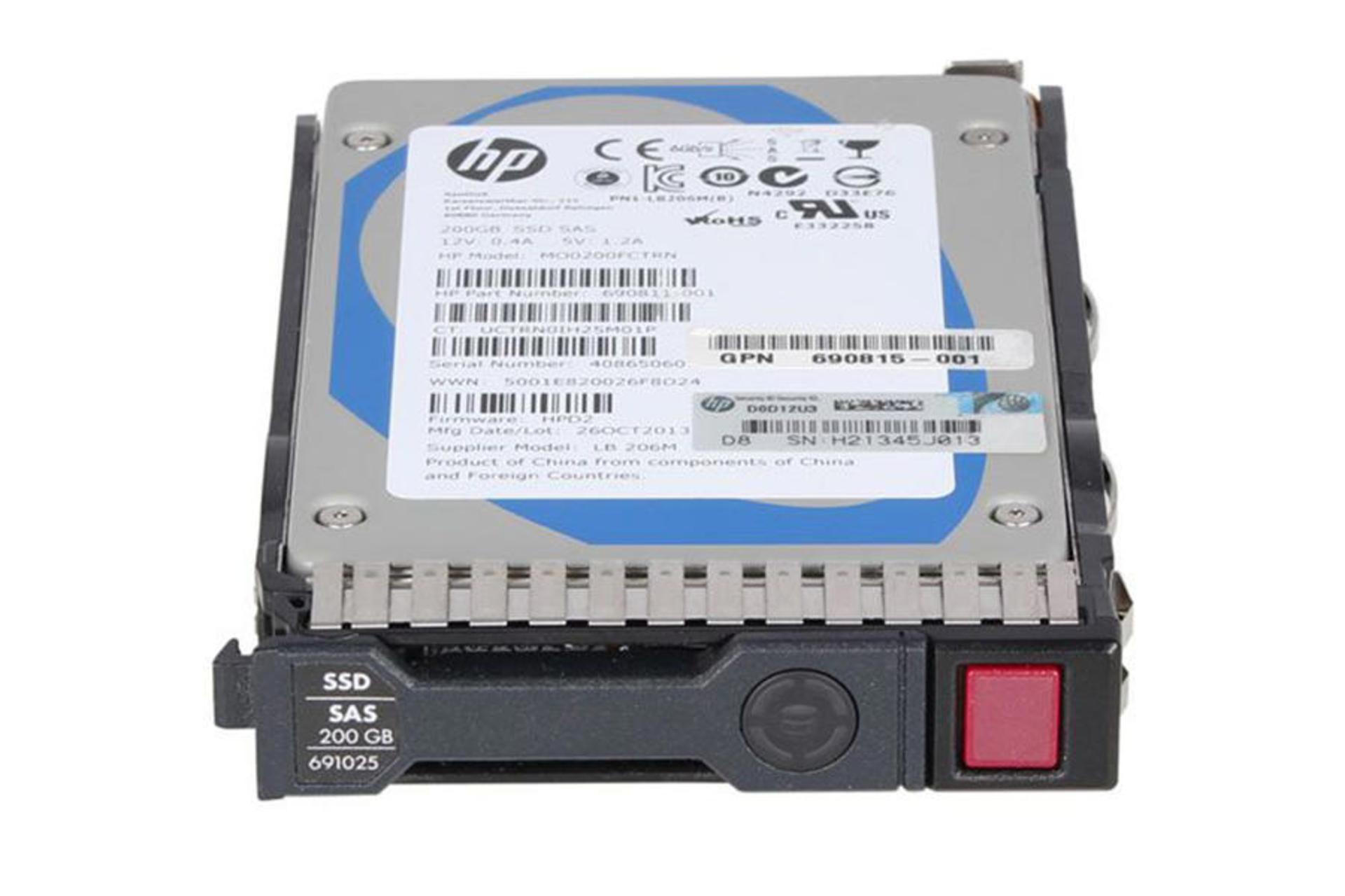 اچ پی ای MO0200JEFPD SAS ظرفیت 200 گیگابایت / HPE MO0200JEFPD SAS 200GB