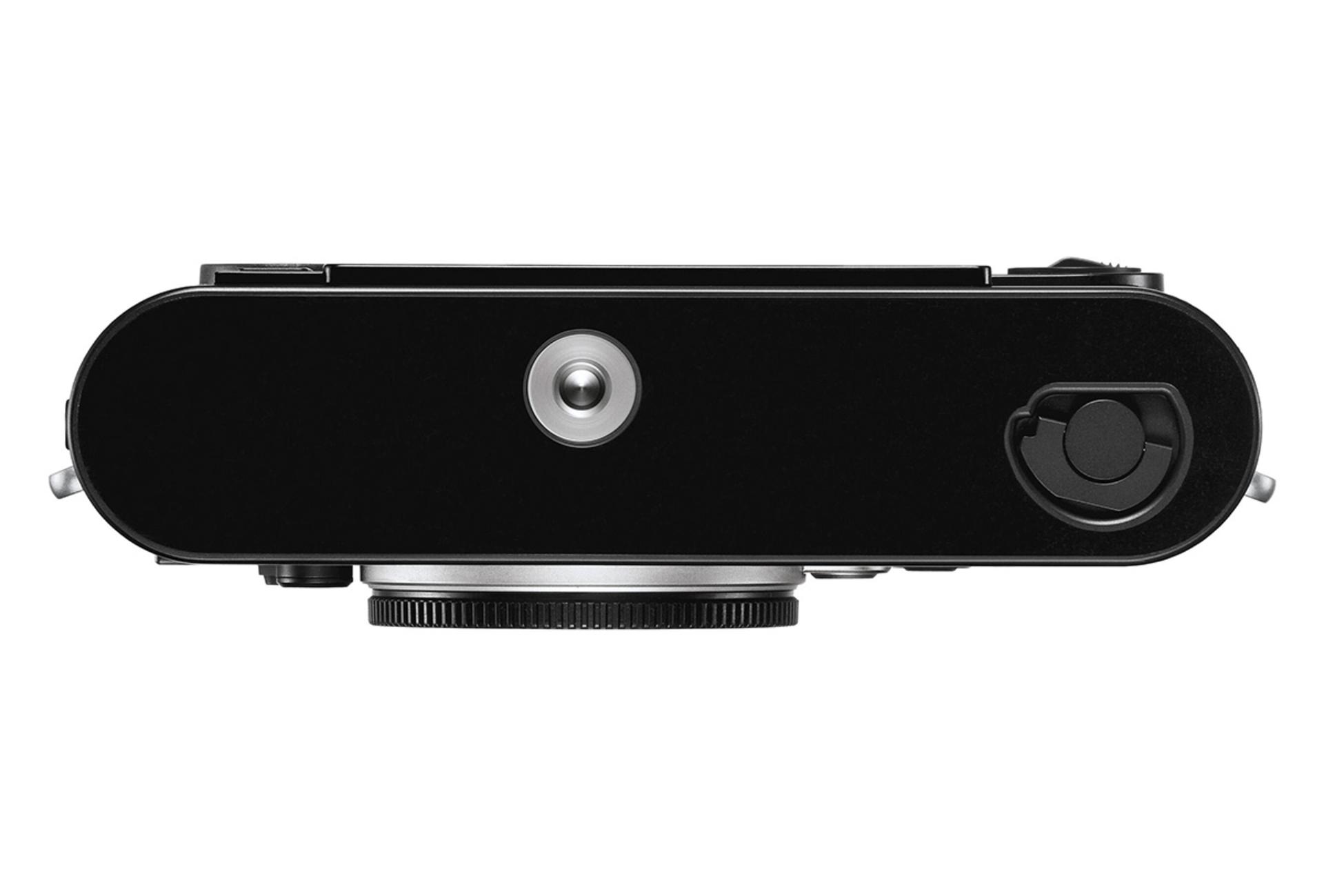 نمای زیر دوربین لایکا M10-R و نمایش محل اتصال پایه