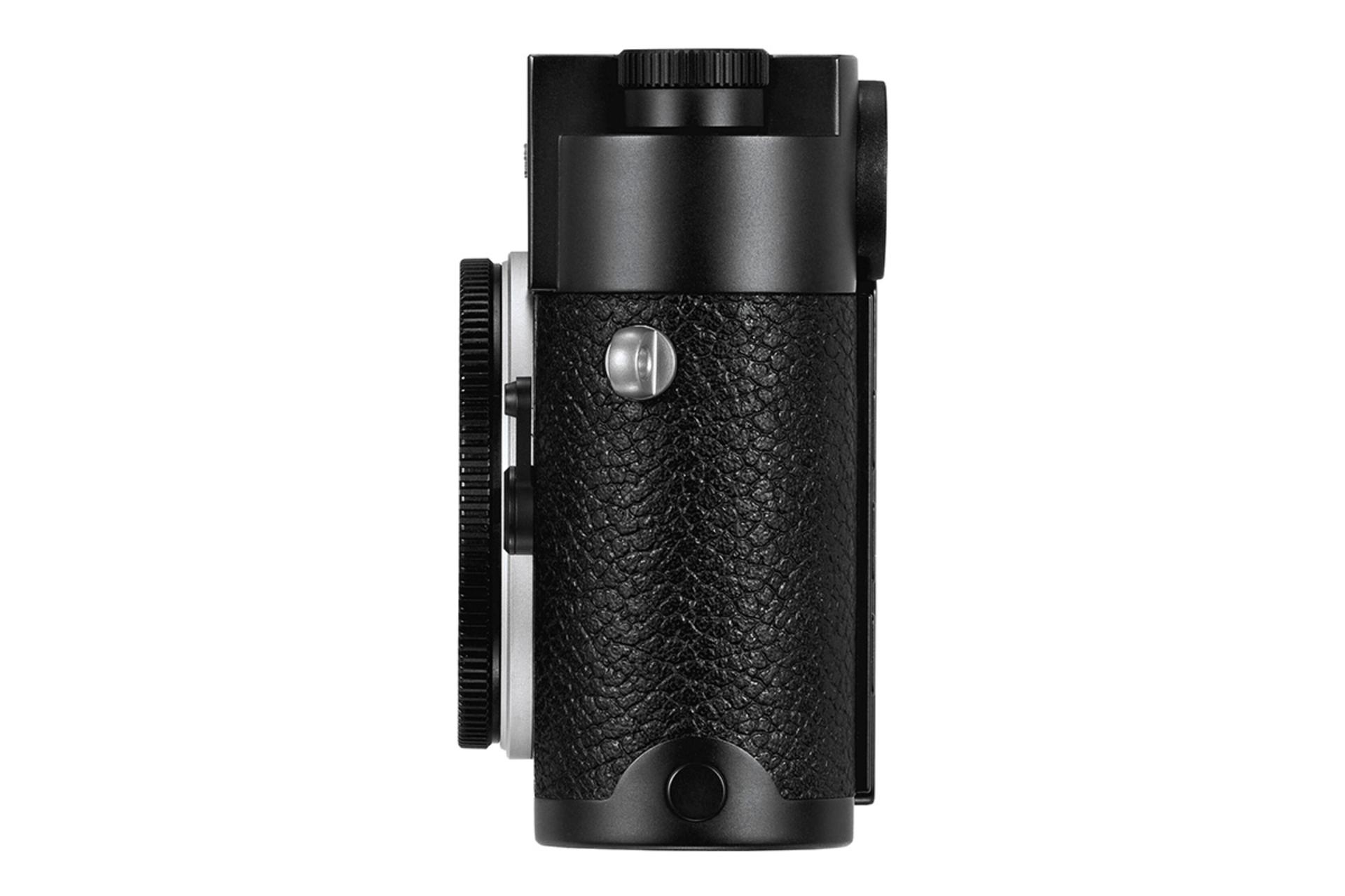 نمای لبه سمت چپ دوربین لایکا M10-R و نمایش ضخامت دستگاه