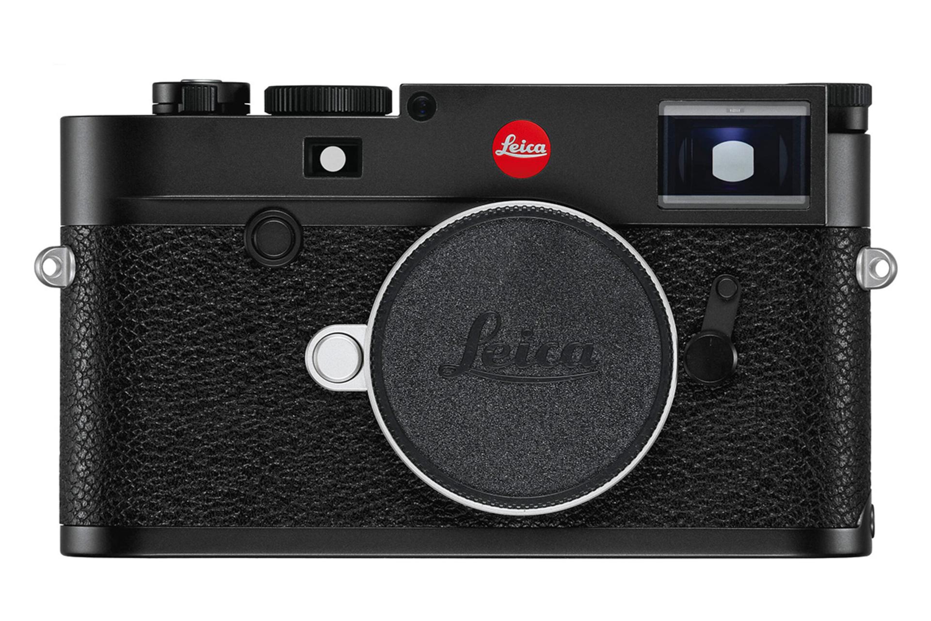 مرجع متخصصين ايران نماي جلو دوربين لايكا M10-R نمايش لوگو Leica