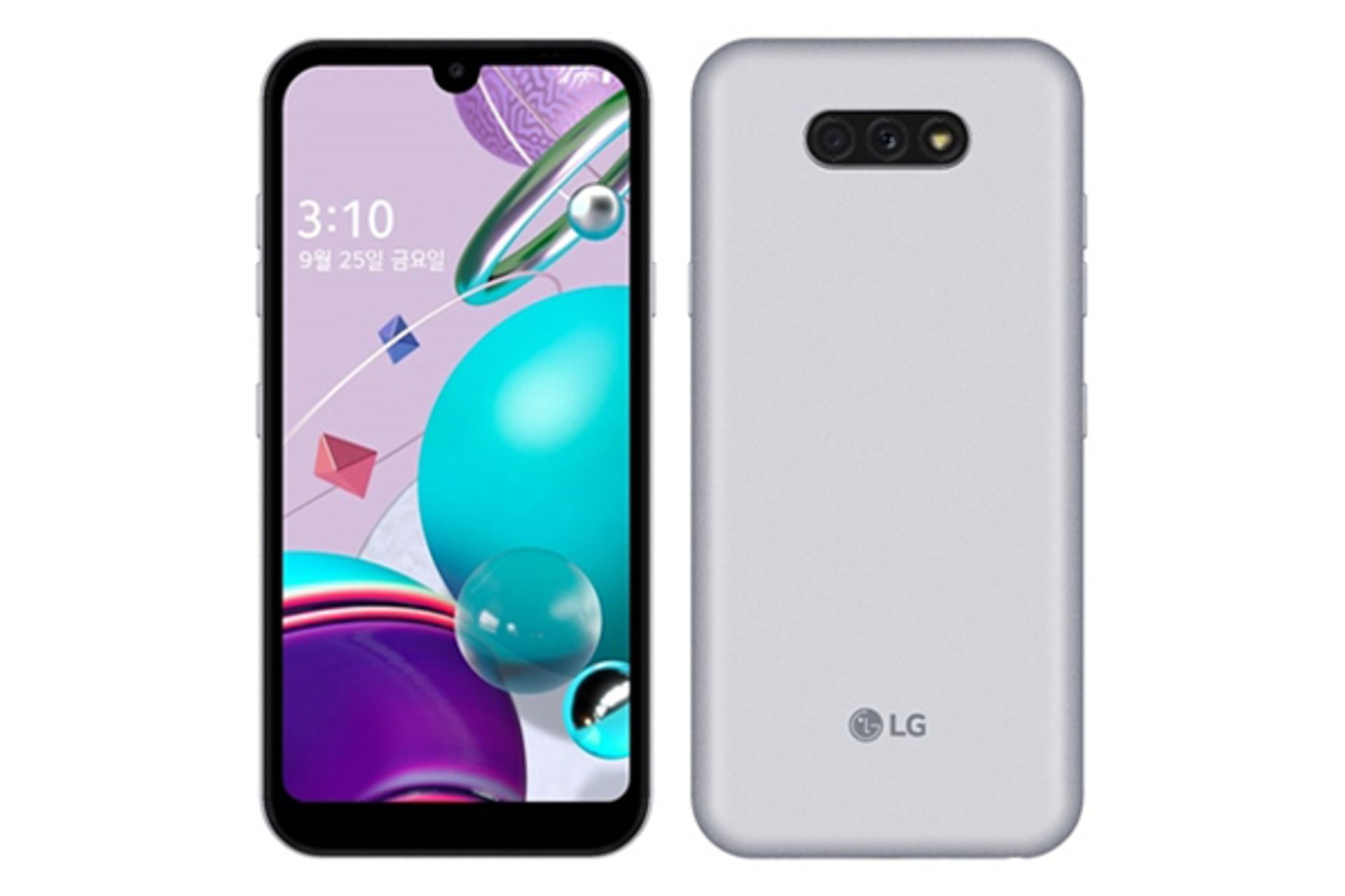 گوشی ال جی کیو 31 نمای جلو و پشت - دوربین ها / LG Q31