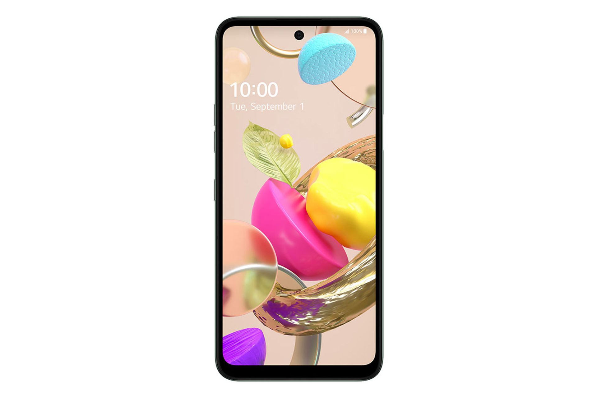 گوشی LG K42 نمای جلو  - دوربین سلفی - لاک اسکرین / ال جی کی 42