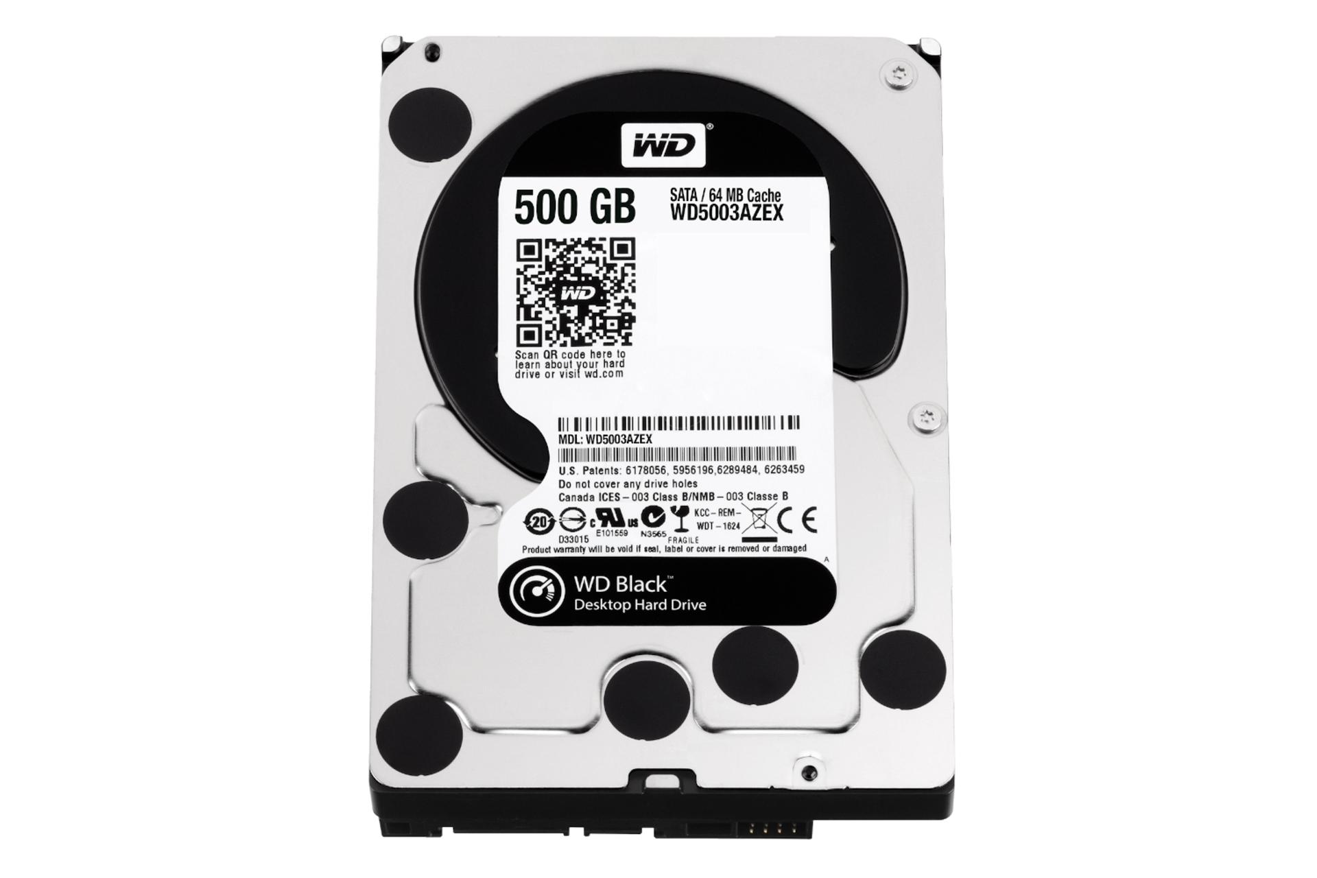هارد دیسک وسترن دیجیتال Western Digital Black WD5003AZEX 3.5 Inch 500GB ظرفیت 500 گیگابایت