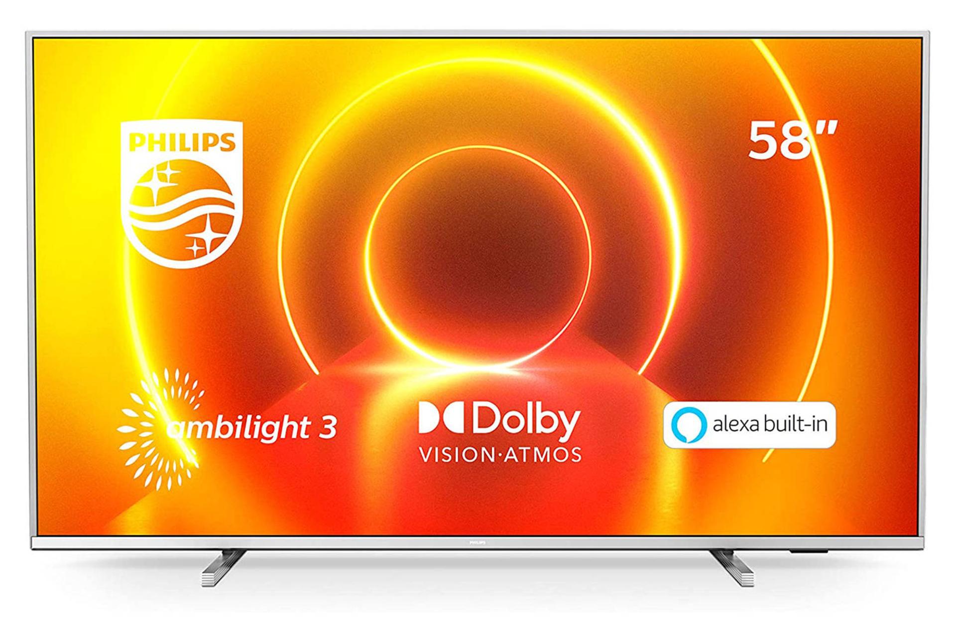 نمای جلو تلویزیون فیلیپس Philips 58PUS7855