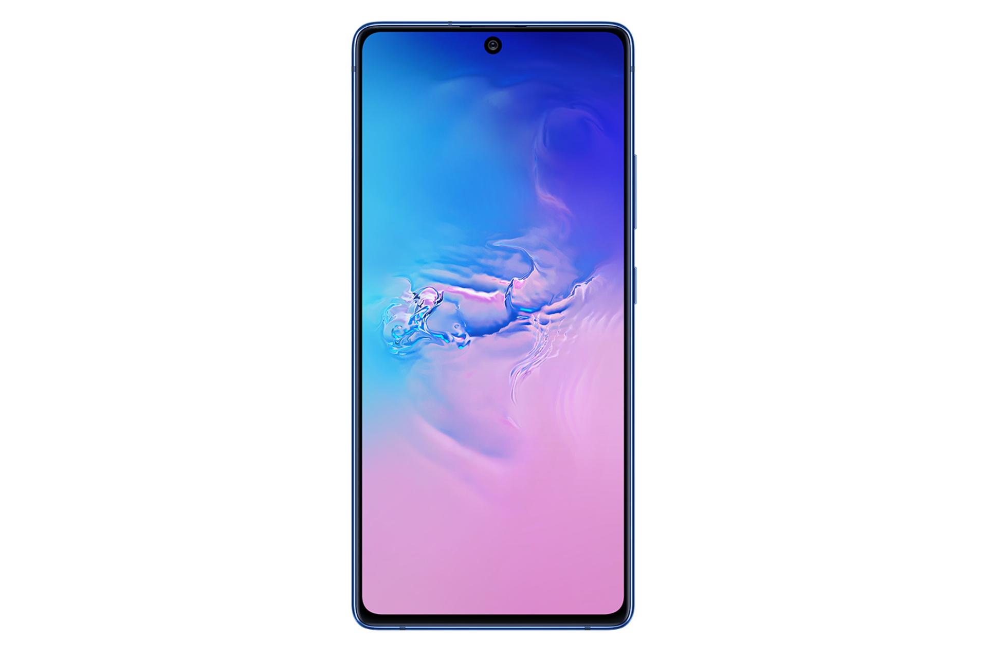 جلو گوشی Samsung Galaxy S10 Lite سامسونگ با نمایشگر روشن