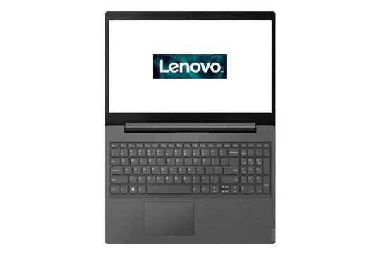 لپ تاپ لنوو v155 از نمای بالا در حالت باز