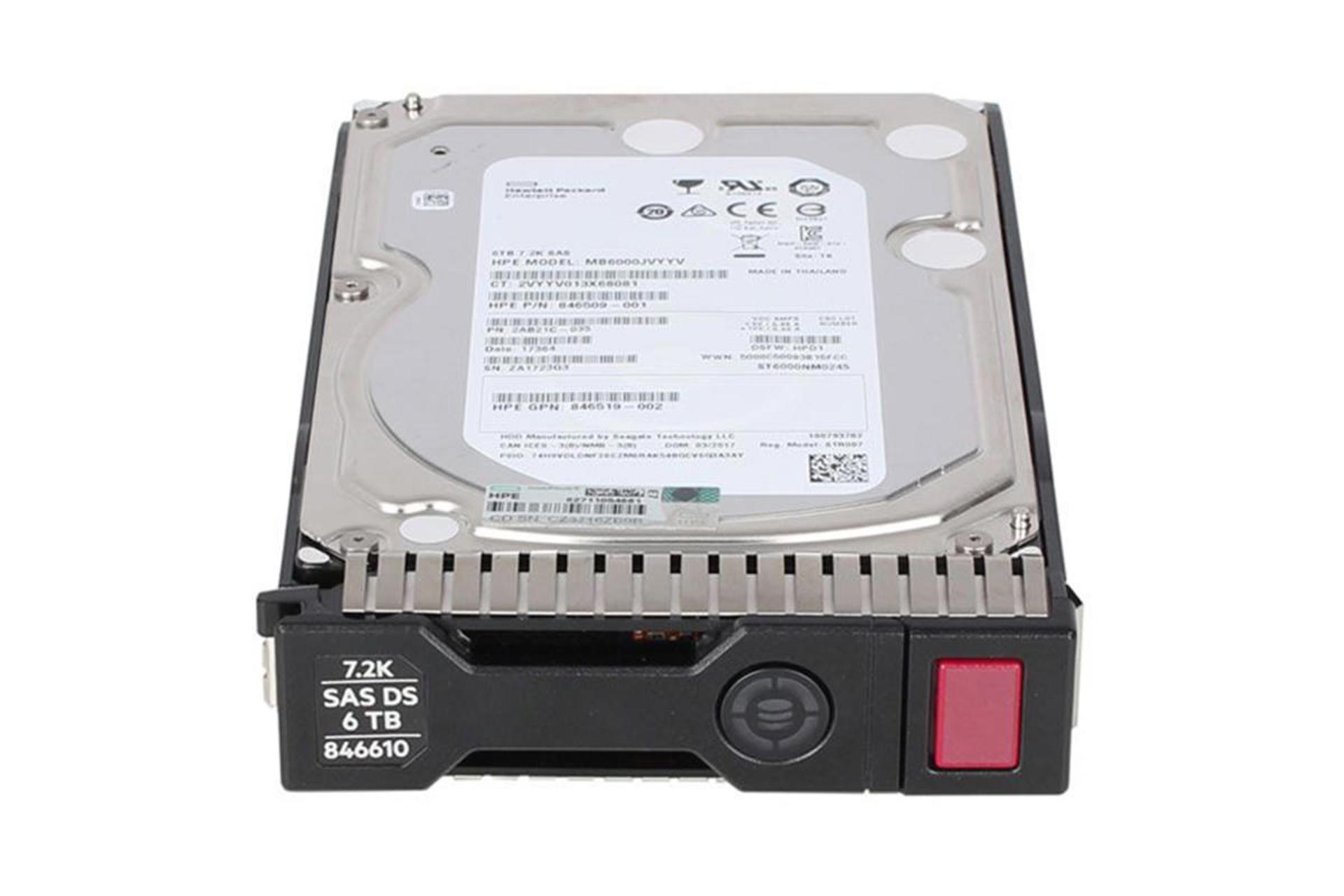 اچ پی ای HAKP6000S5xeN7.2 SAS ظرفیت 6 ترابایت / HPE HAKP6000S5xeN7.2 SAS 6TB