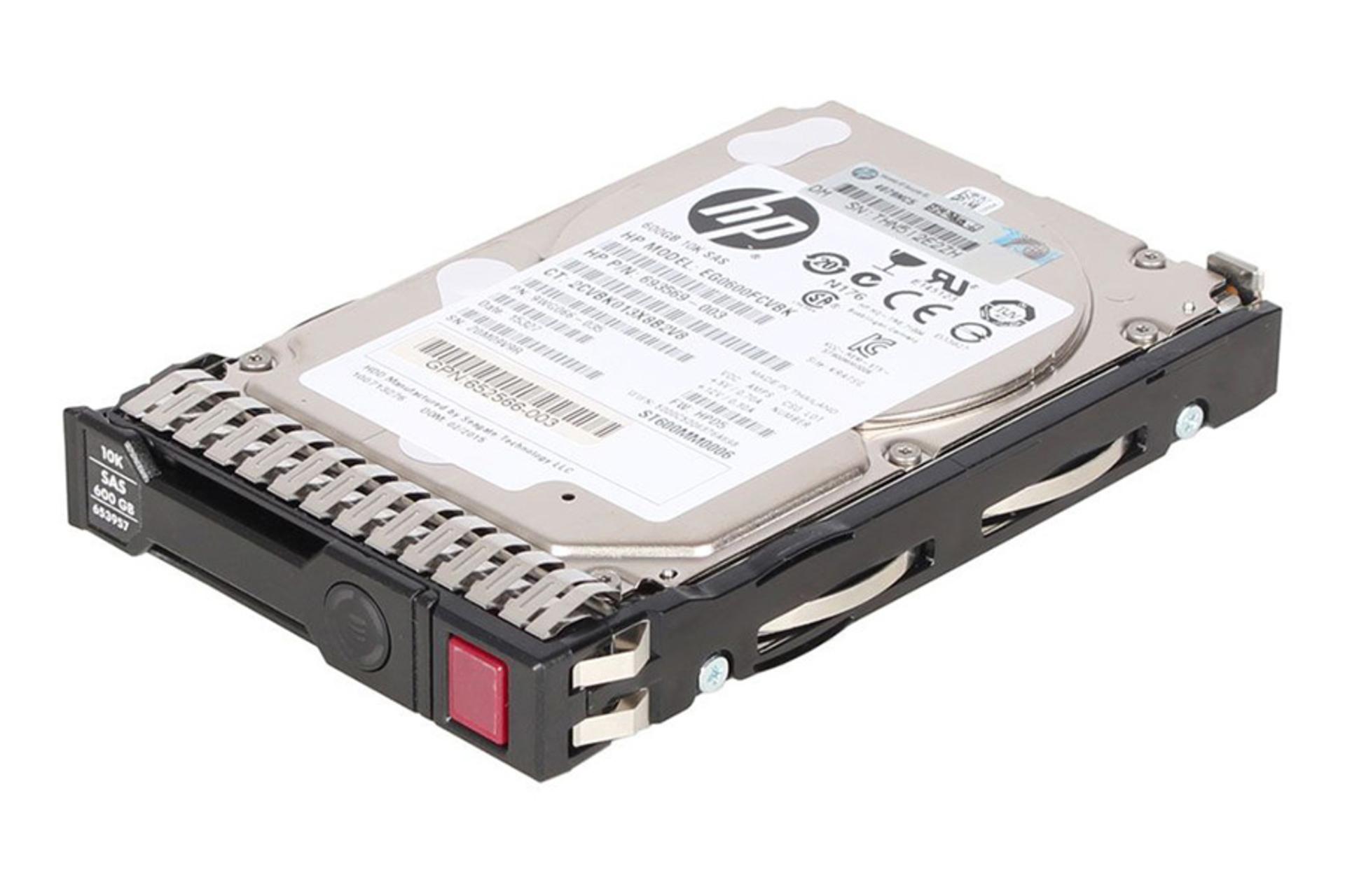 نمای نیمرخ راست حافظه اچ پی G8 G9 با ظرفیت 600 گیگابایت