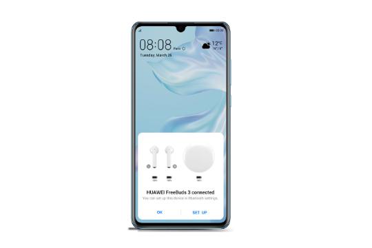 اتصال سریع هدفون هواوی Huawei Freebuds 3 به گوشی
