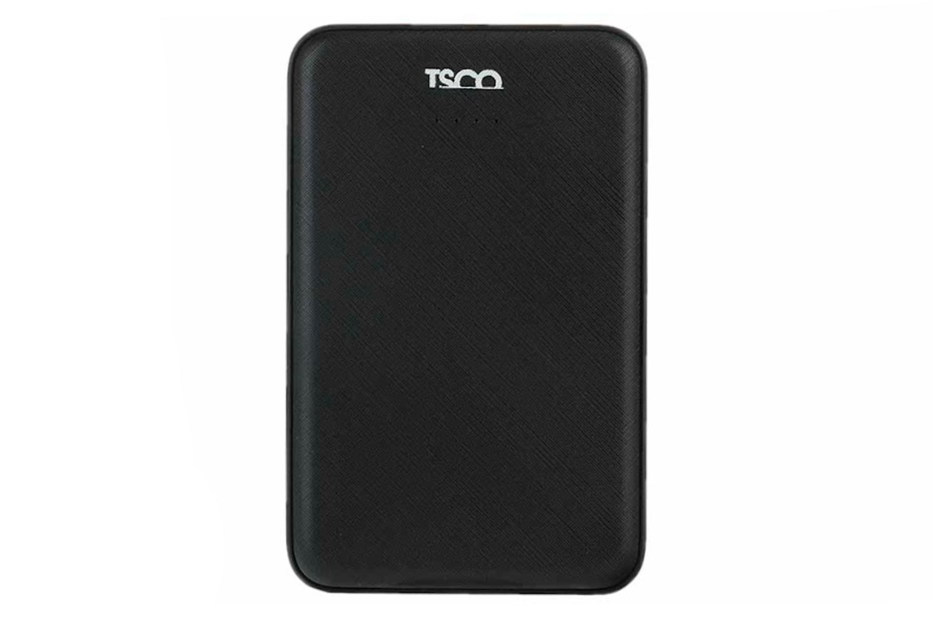 نمای روبرو پاور بانک تسکو 845 با ظرفیت 10000 میلی‌آمپر ساعت Tsco TP 845 10000mAh