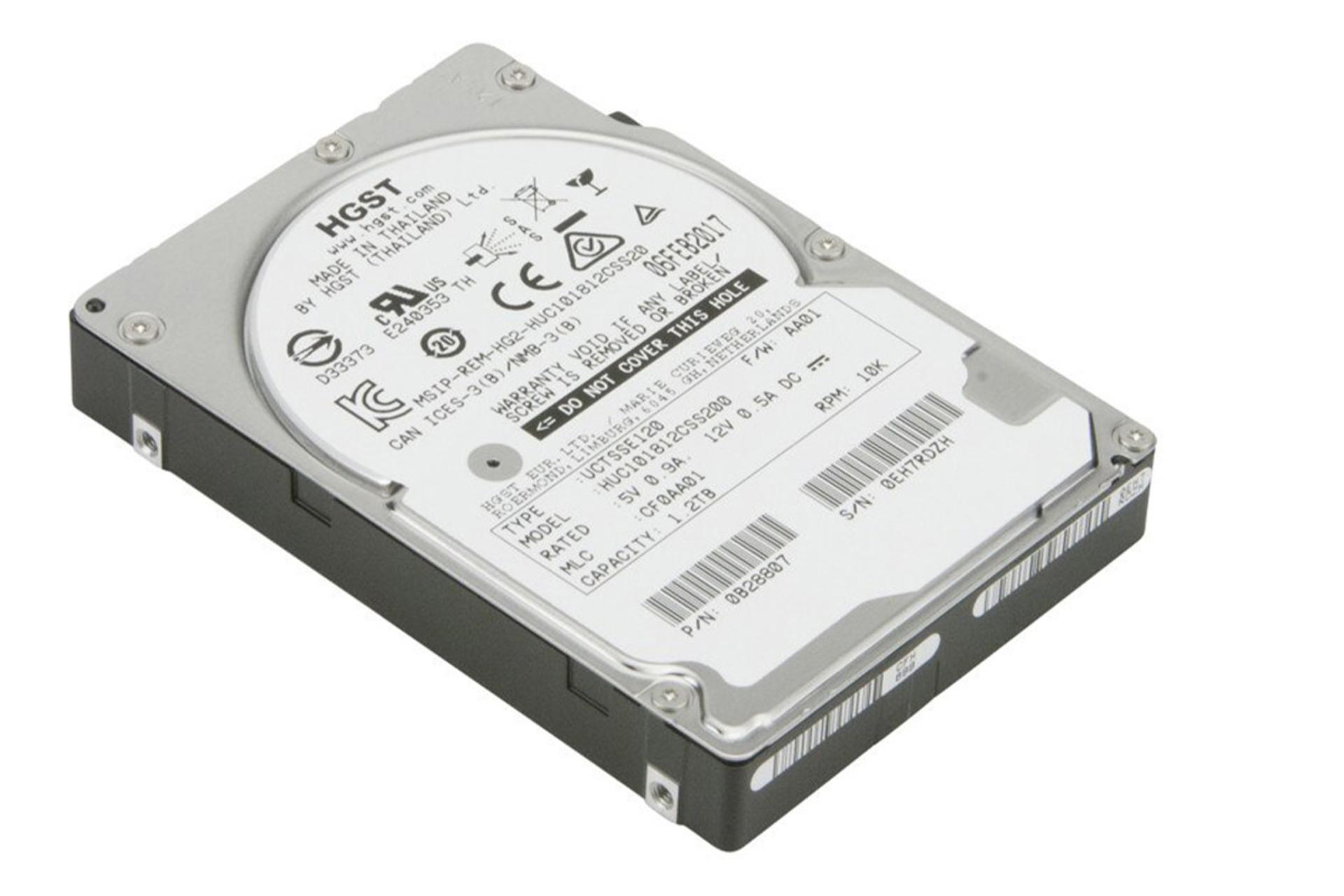 هیتاچی Ultrastar C10K1800 HUC101812CSS200 ظرفیت 1.2 ترابایت / HGST Ultrastar C10K1800 HUC101812CSS