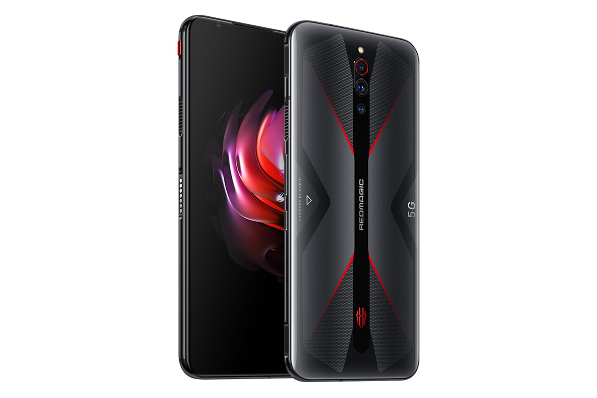 ZTE nubia RED Magic 5G Lite / نمای پشت و جلوی گوشی زد تی ای نوبیا مجیک رد 5G لایت رنگ مشکی