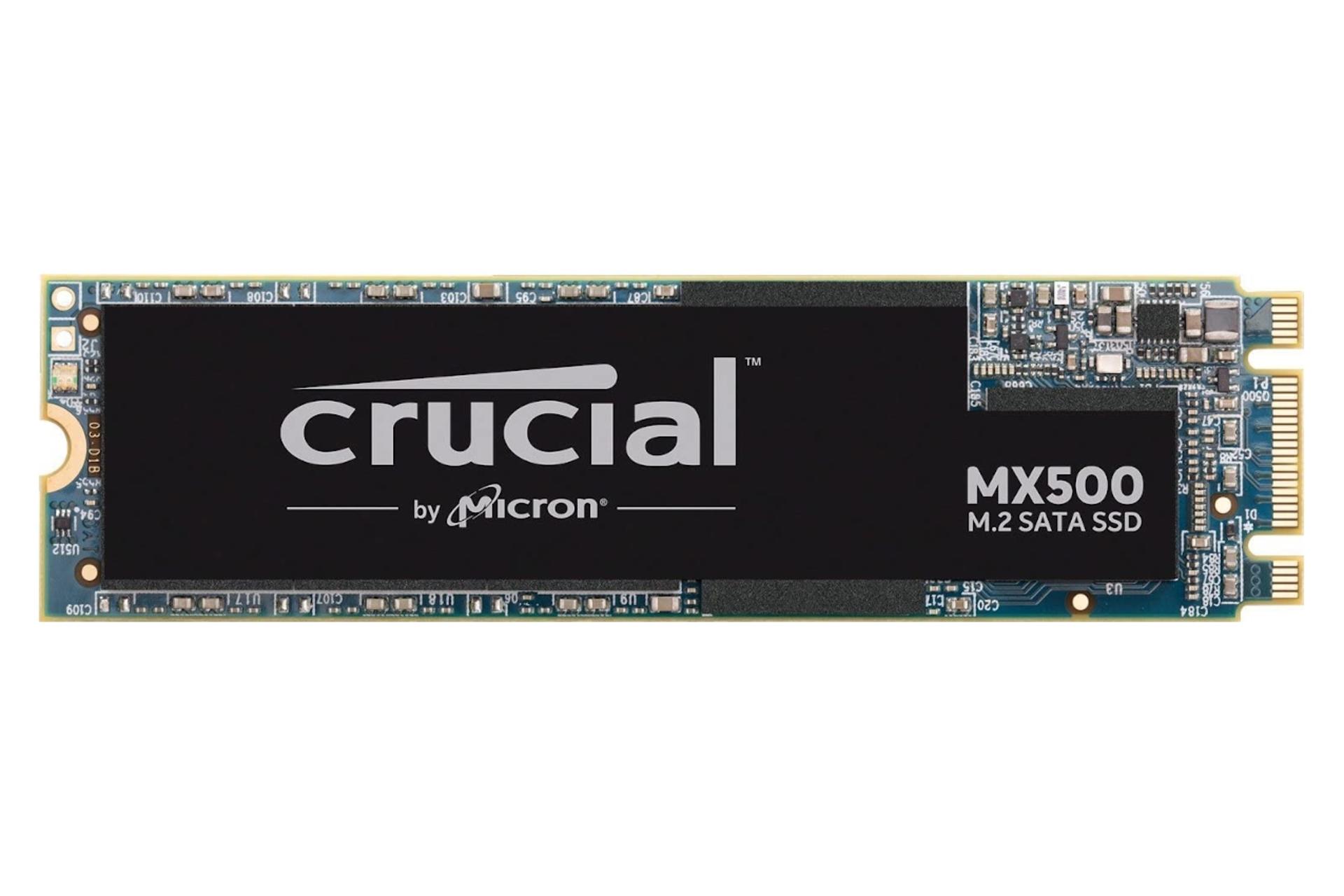 نمای روبرو SSD کروشیال Crucial MX500 SATA M.2