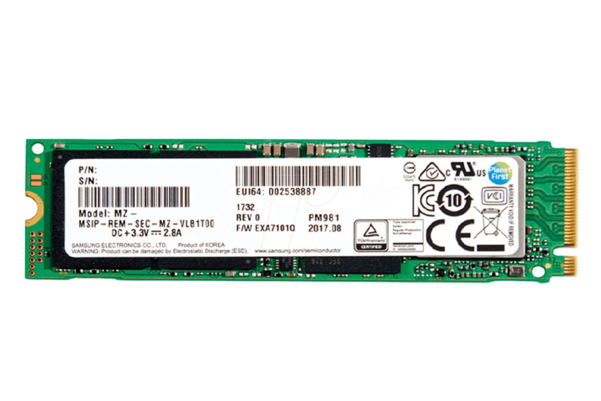 Samsung MZVLB512HAJQ PM981 M.2 / سامسونگ MZVLB512HAJQ PM981 M.2