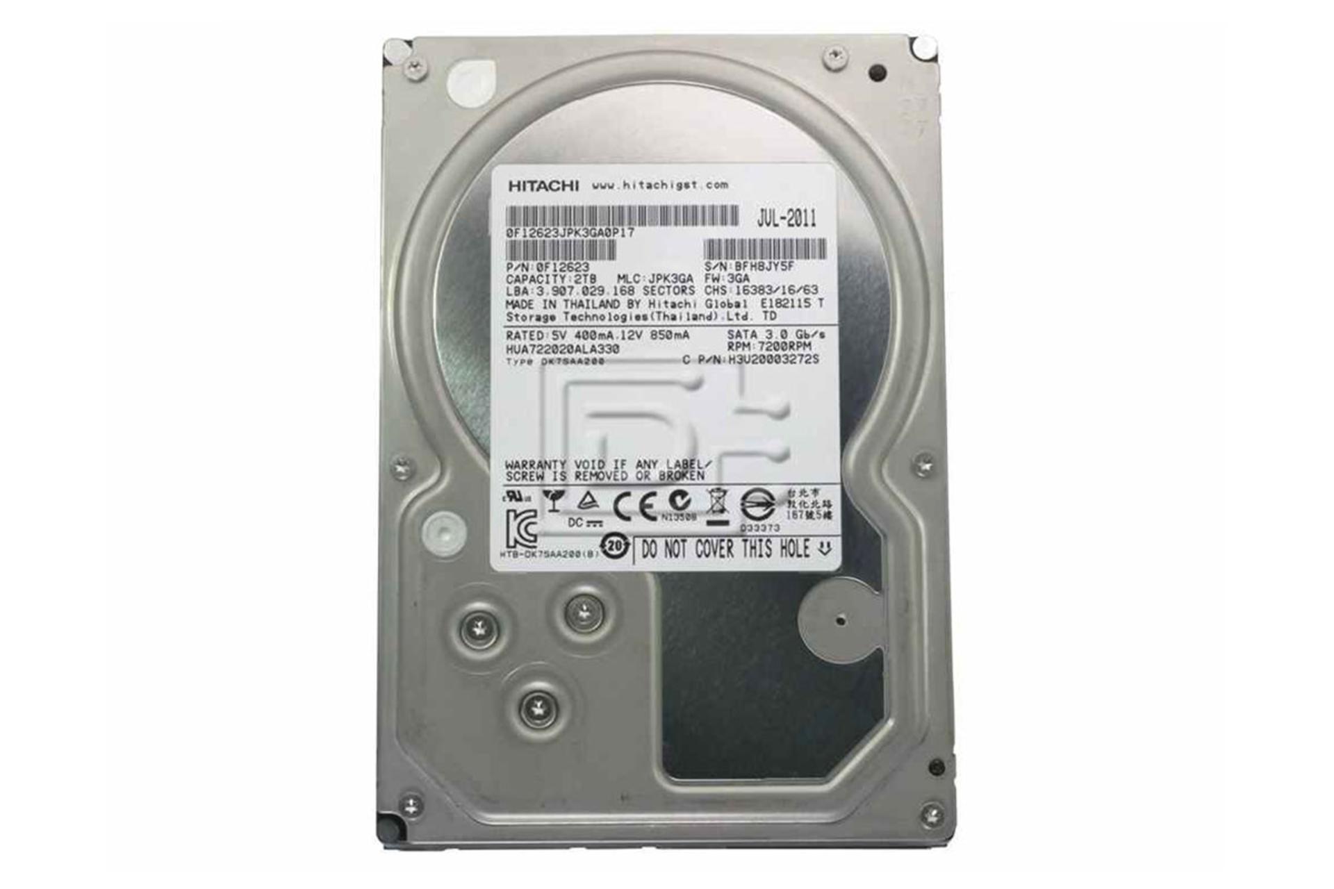 هارد دیسک هیتاچی Ultrastar A7K2000 0F10629 ظرفیت 2 ترابایت