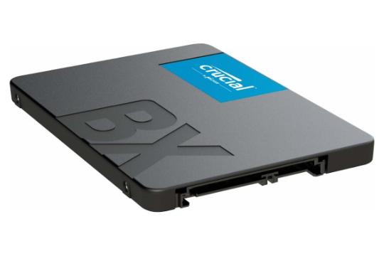 نمای جانبی SSD کروشیال Crucial BX500 SATA 2.5 Inch