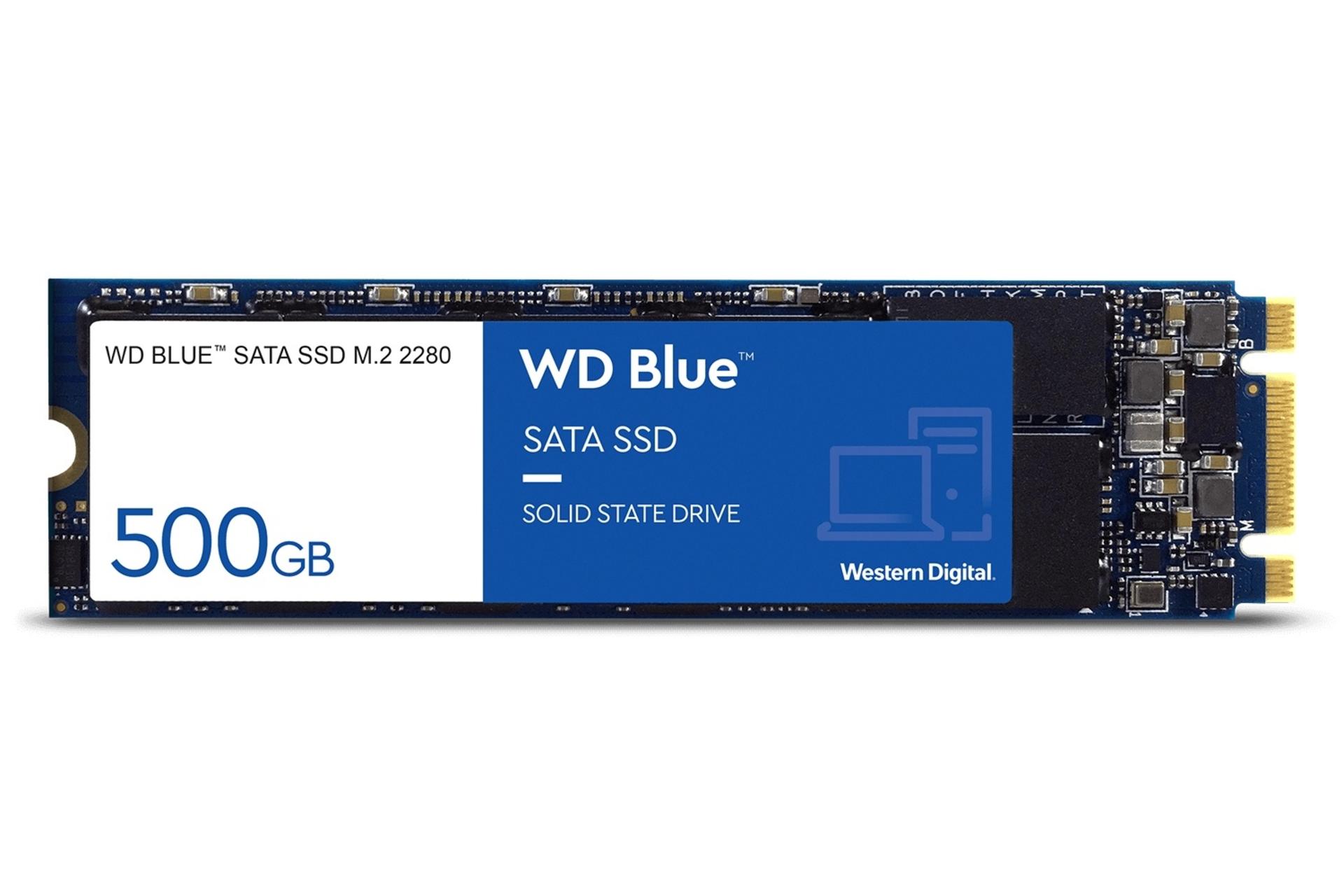 SSD وسترن دیجیتال Western Digital Blue WDS500G2B0B SATA M.2 500GB ظرفیت 500 گیگابایت