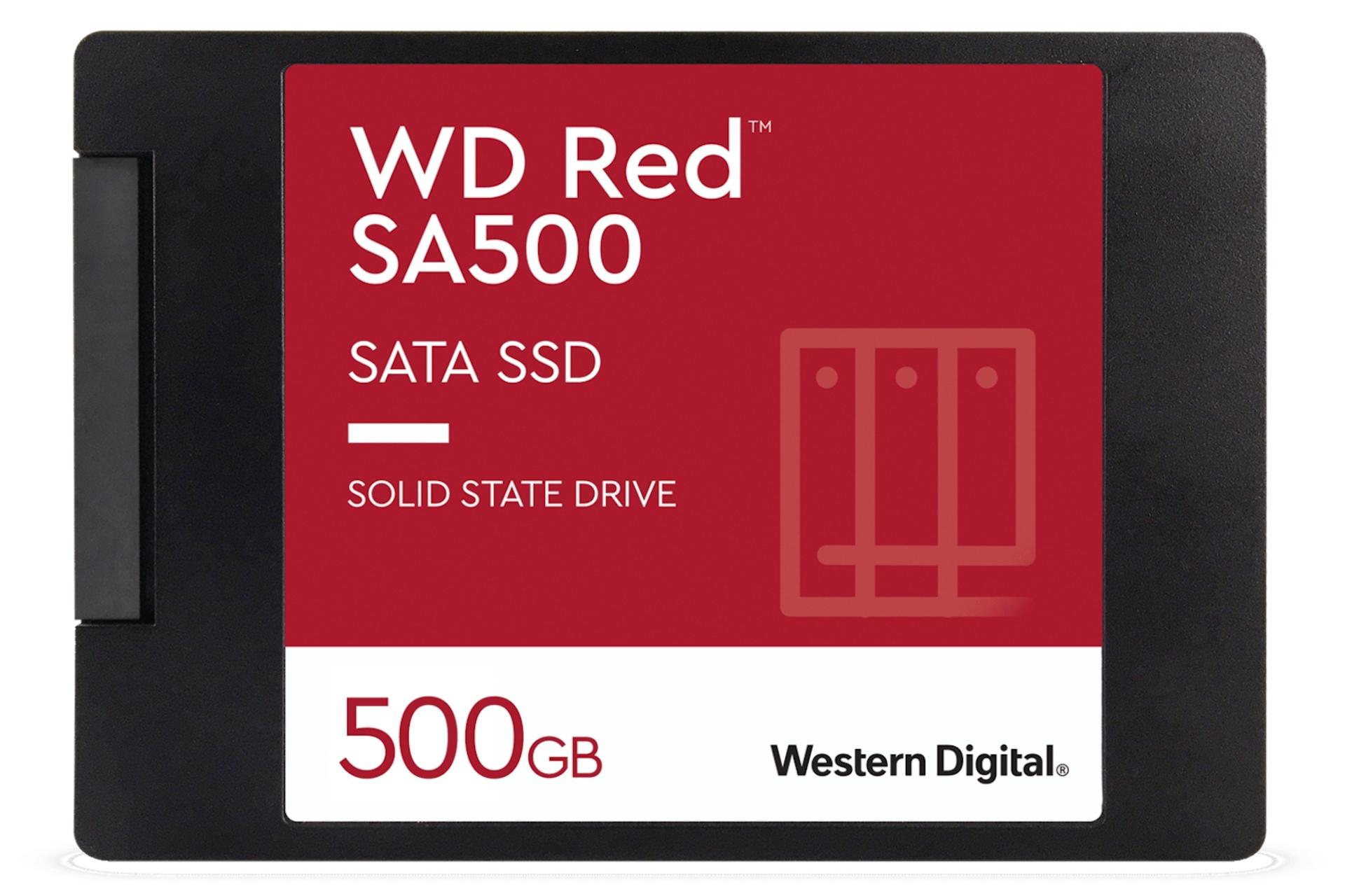 SSD وسترن دیجیتال Western Digital Red SA500 SATA 2.5 Inch 500GB ظرفیت 500 گیگابایت