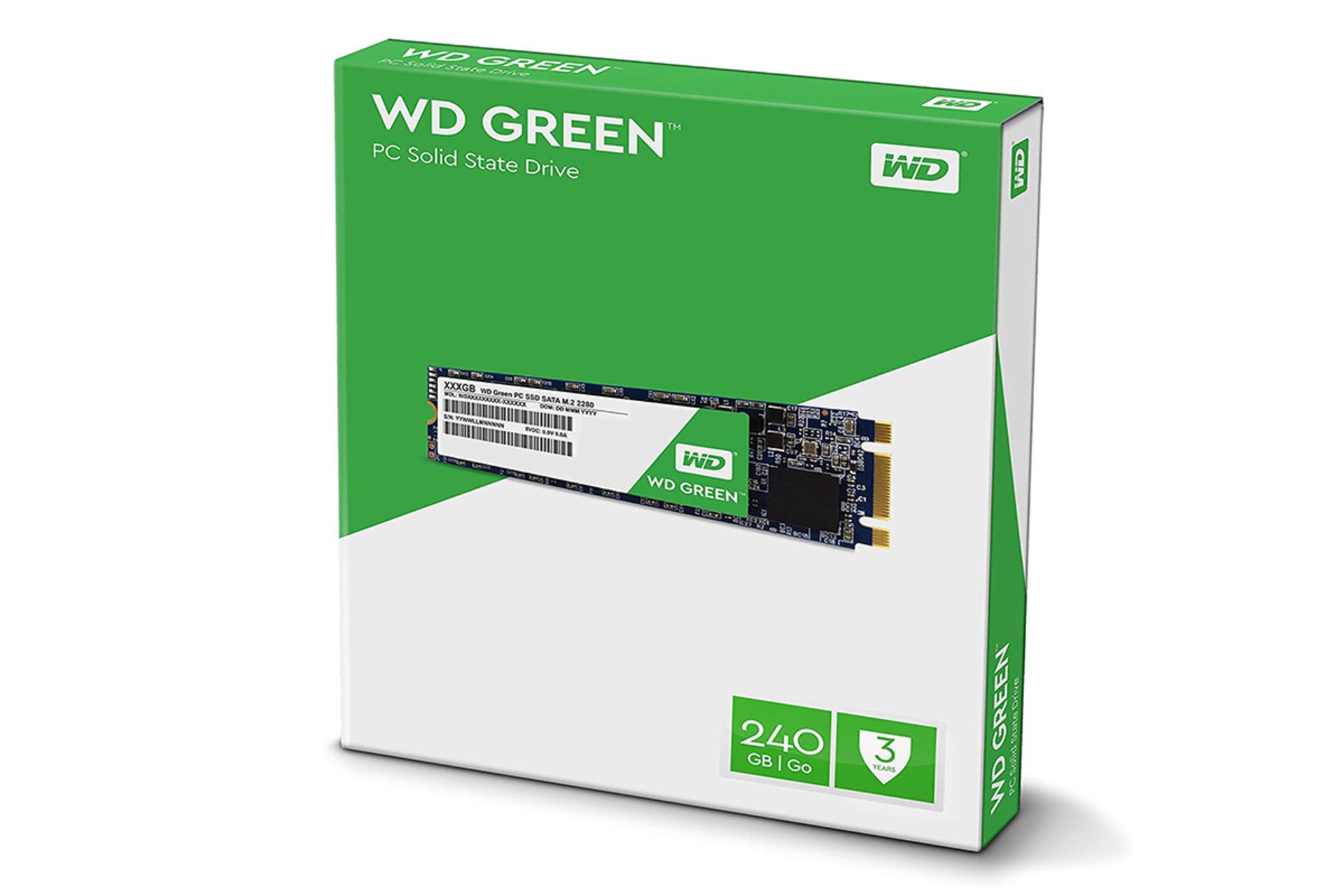  Western Digital GREEN WDS240G1G0B M.2 / وسترن دیجیتال گرین WDS240G1G0B