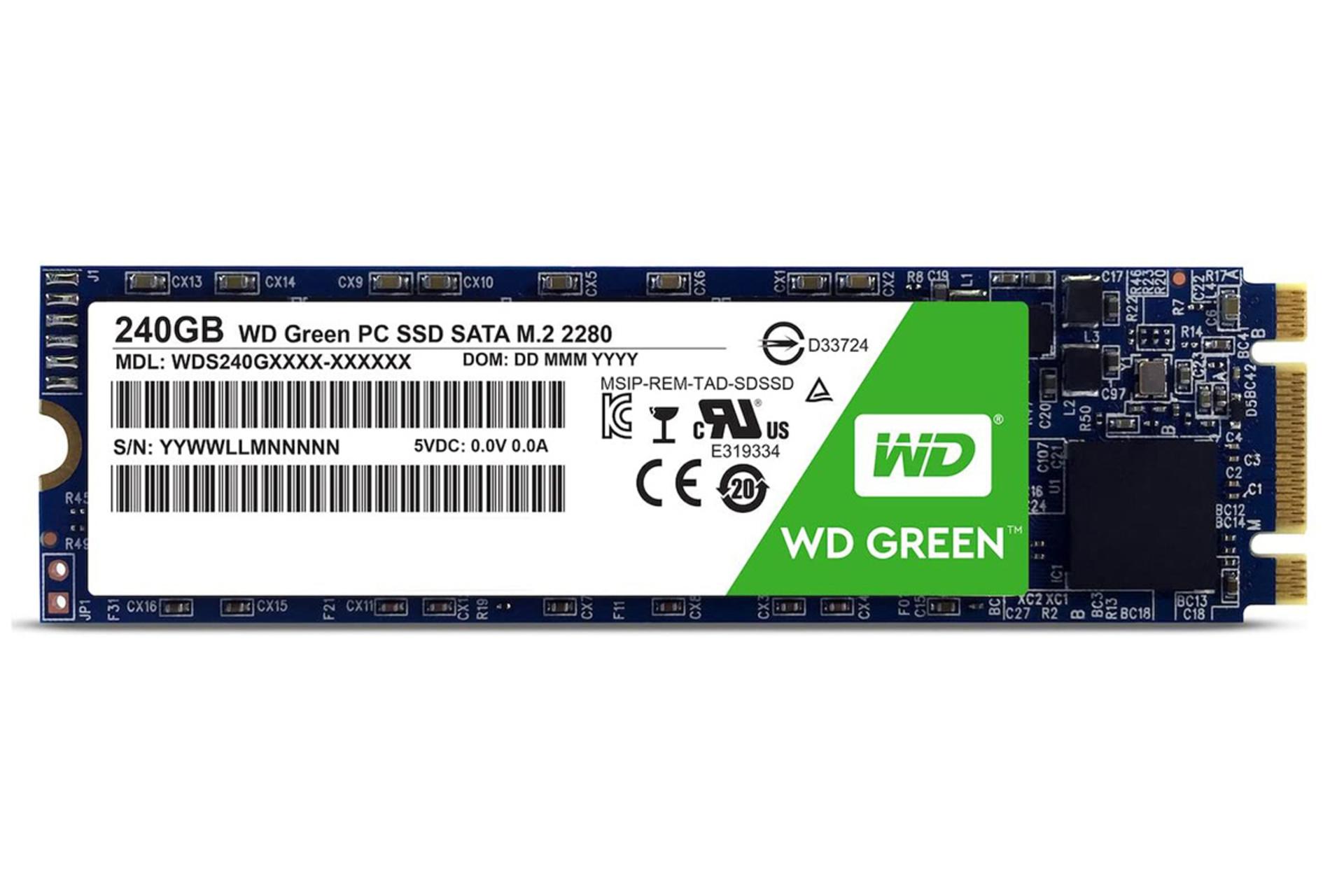  Western Digital GREEN WDS240G1G0B M.2 / وسترن دیجیتال گرین WDS240G1G0B