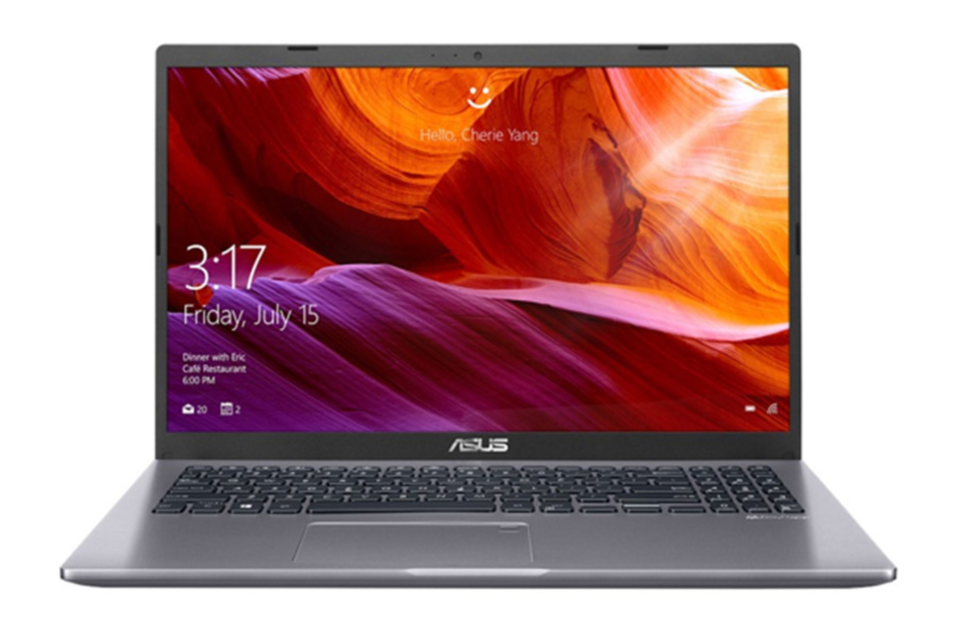 لپ تاپ ایسوس ویووبوک 15 مدل R521JB از نمای جلو