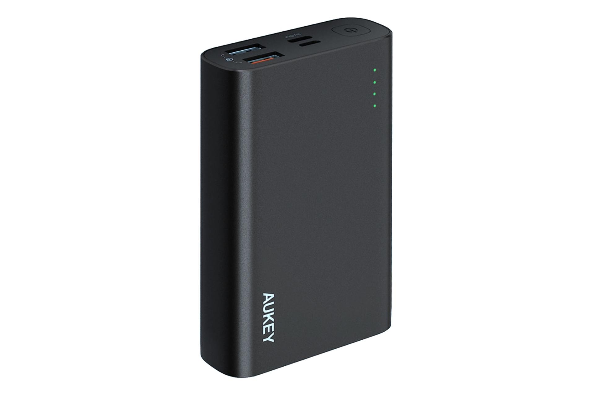 پاور بانک آکی PB-XD12 با ظرفیت 10000 میلی‌آمپر ساعت Aukey PB-XD12 10000mAh مشکی