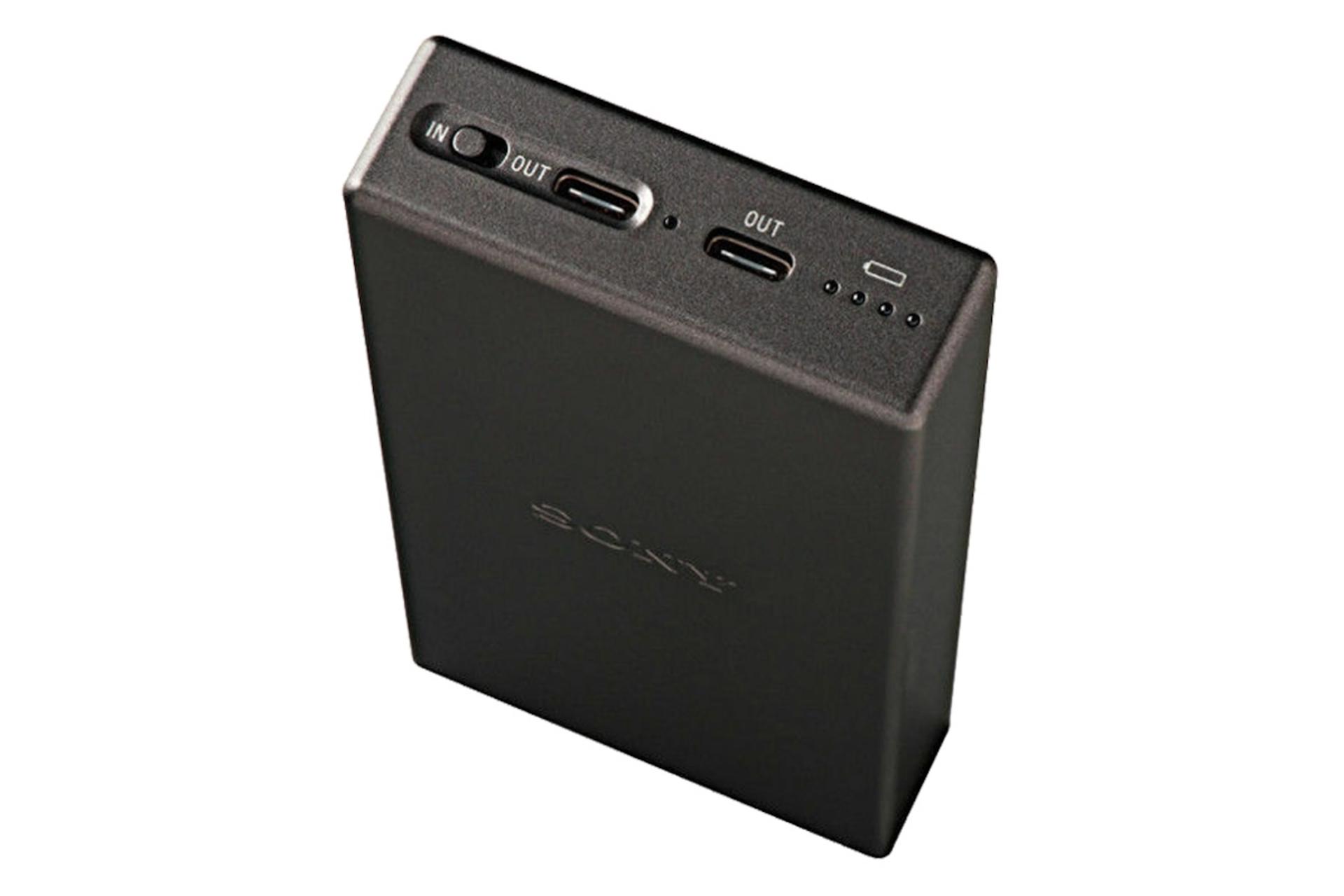 درگاه پاور بانک سونی CP-SC10 با ظرفیت 10000 میلی‌آمپر ساعت Sony CP-SC10 10000mAh مشکی