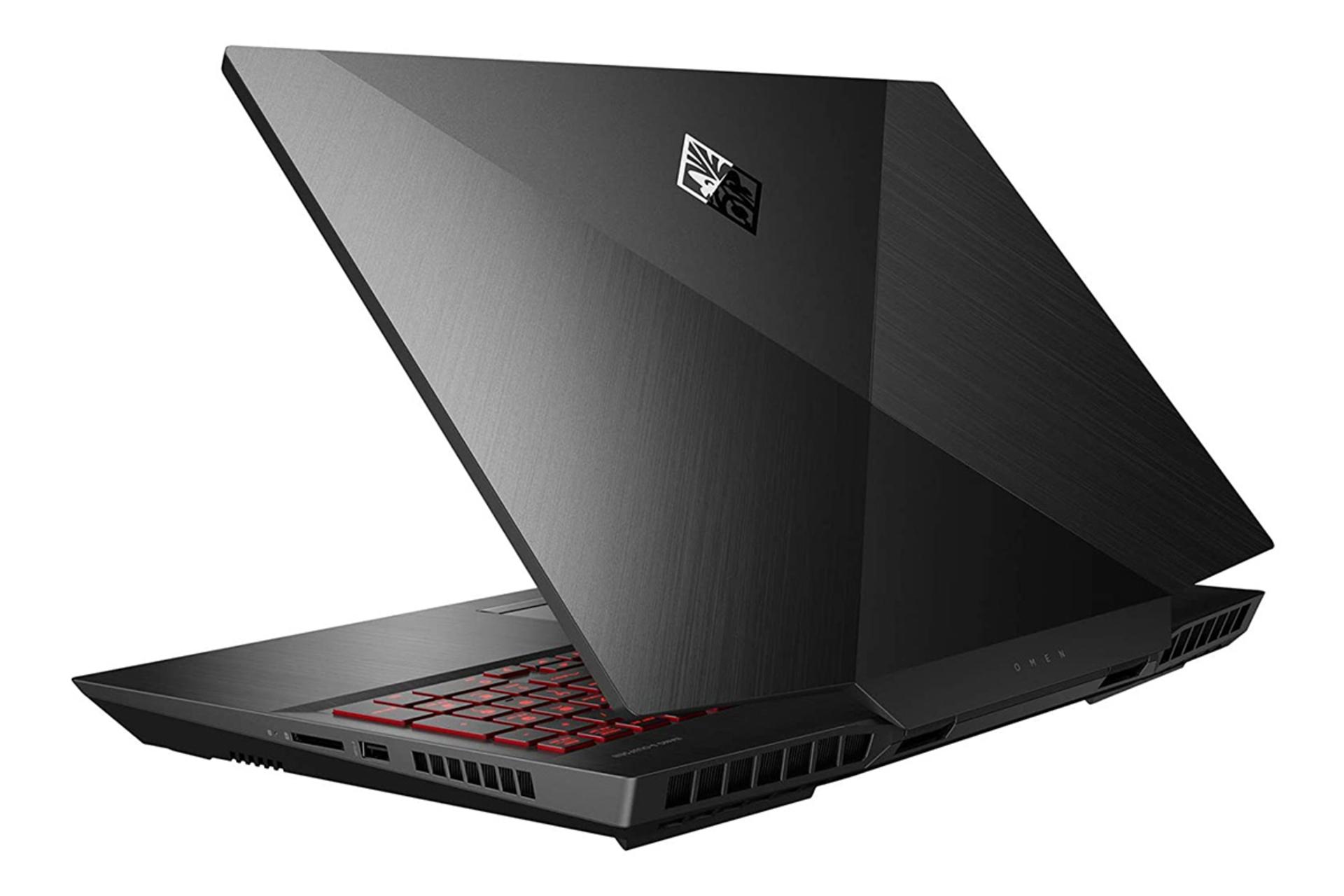 لپ تاپ اچ پی اومن 17t-CB-100 از نمای پشت