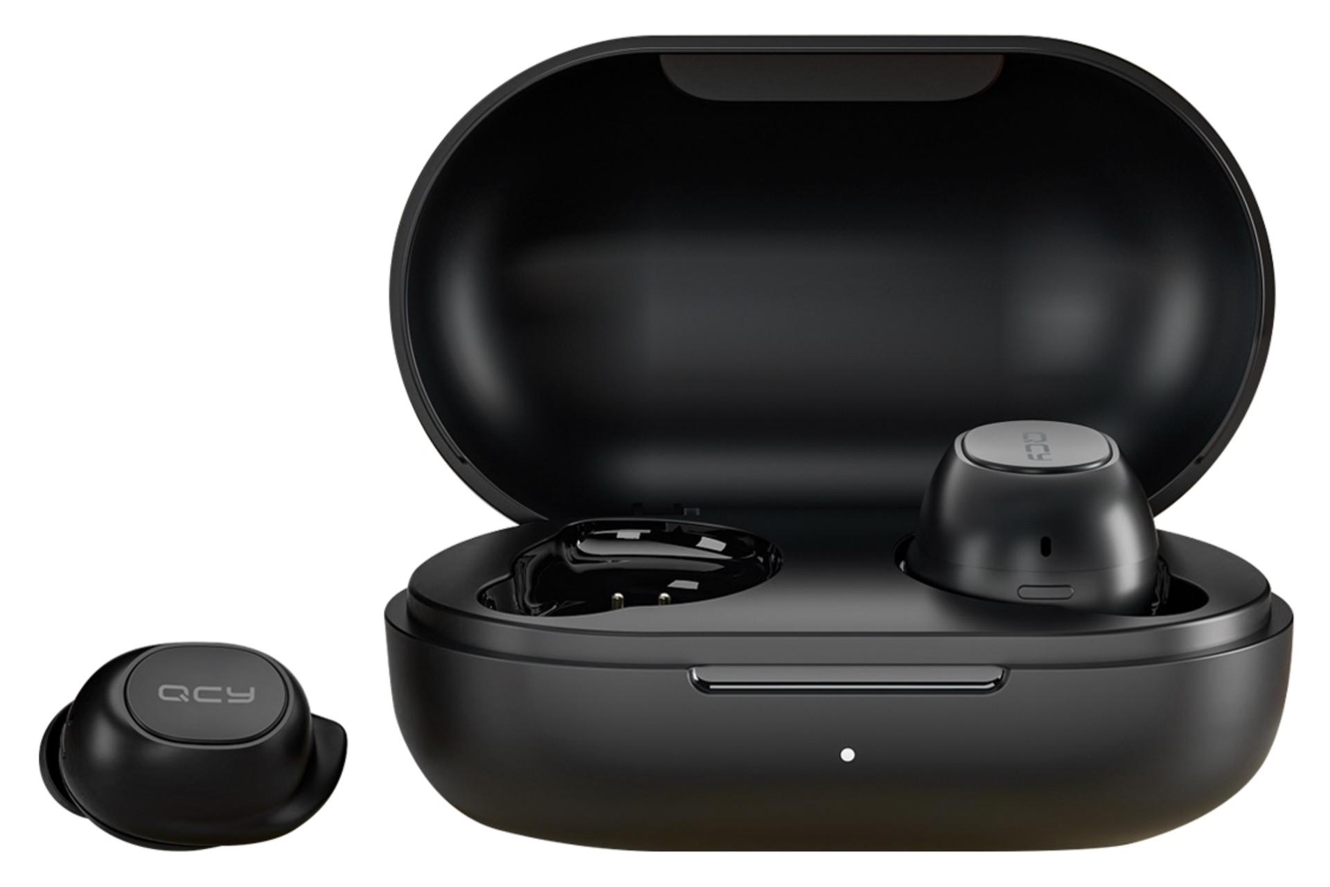 محفظه شارژ ایرباد بی سیم کیو سی وای QCY T9S مشکی