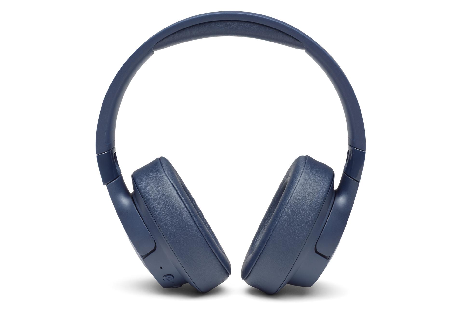 نمای روبرو هدفون بی سیم جی بی ال JBL TUNE 750BTNC آبی