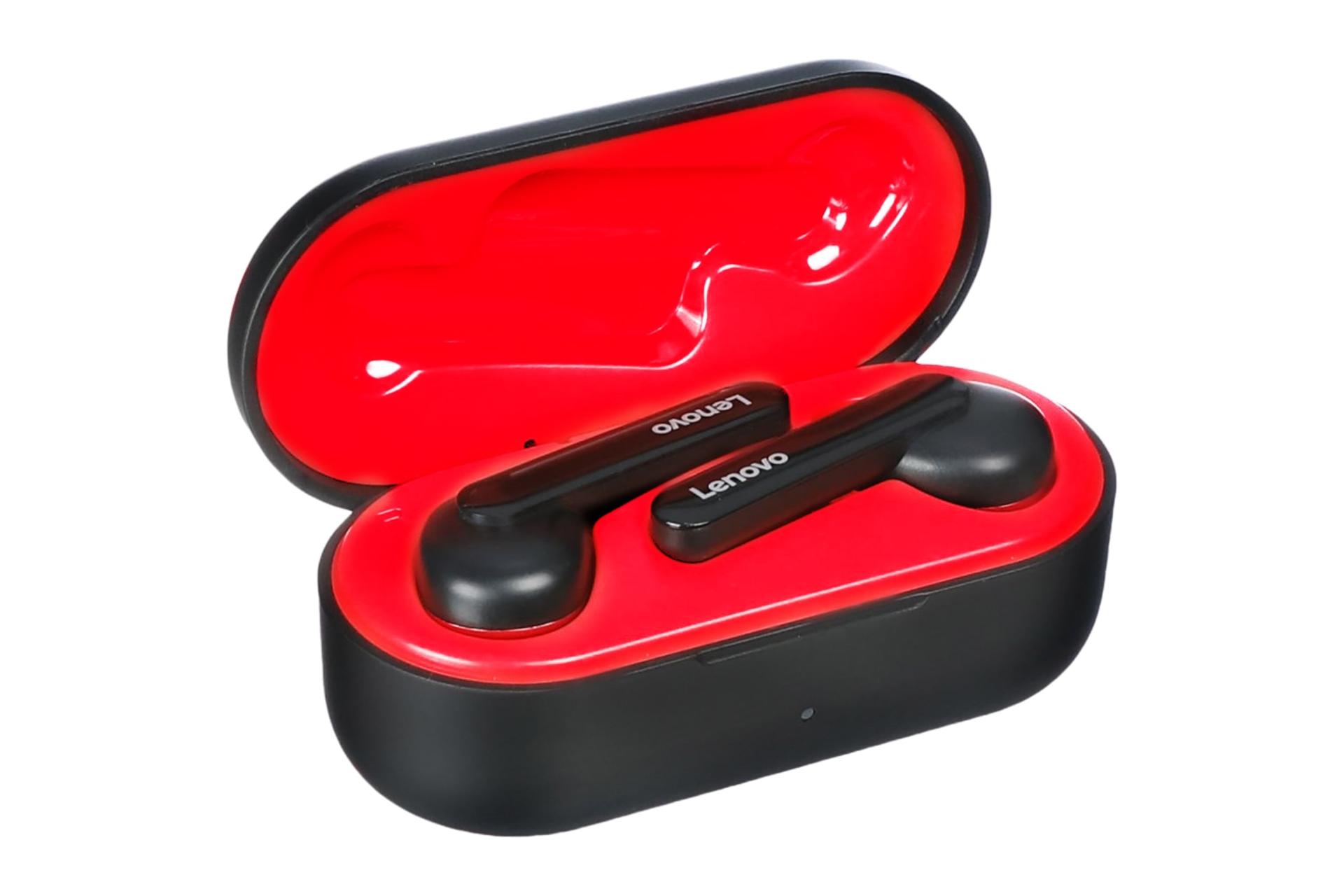 محفظه شارژ ایرباد بی سیم لنوو Lenovo HT28 مشکی