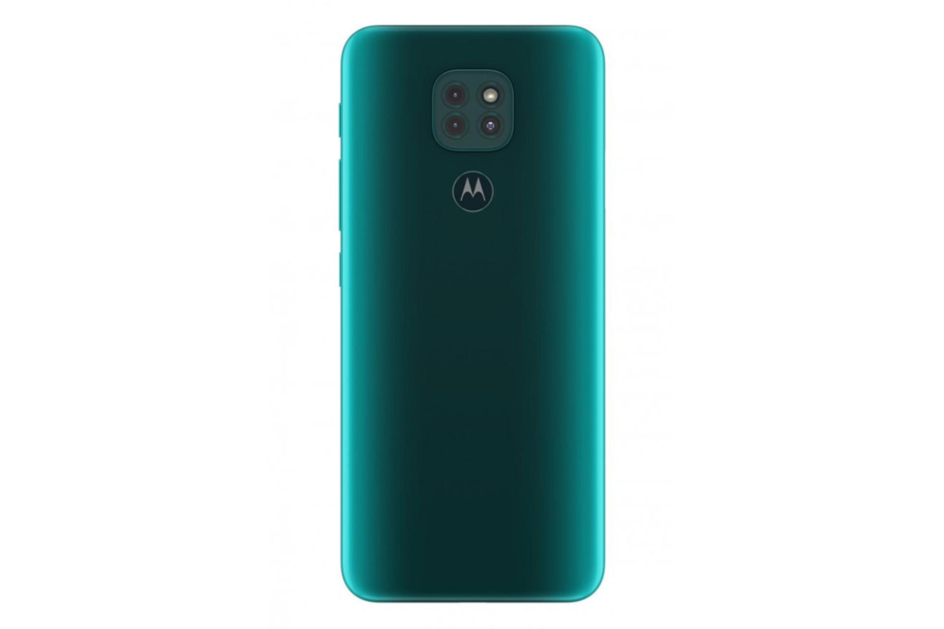 گوشی موتورولا موتو جی 9 رنگ سبز از نمای پشت