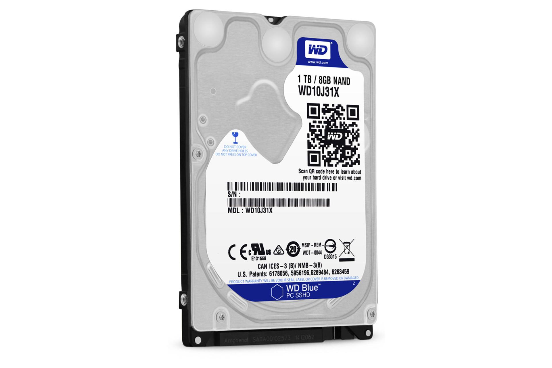 نمای جلو هارد دیسک وسترن دیجیتال WD20SPZX ظرفیت 1 ترابایت