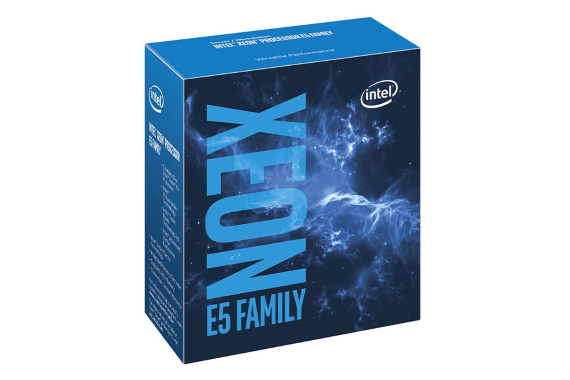 نمای جعبه پردازنده اینتل Xeon E5-2640 v4